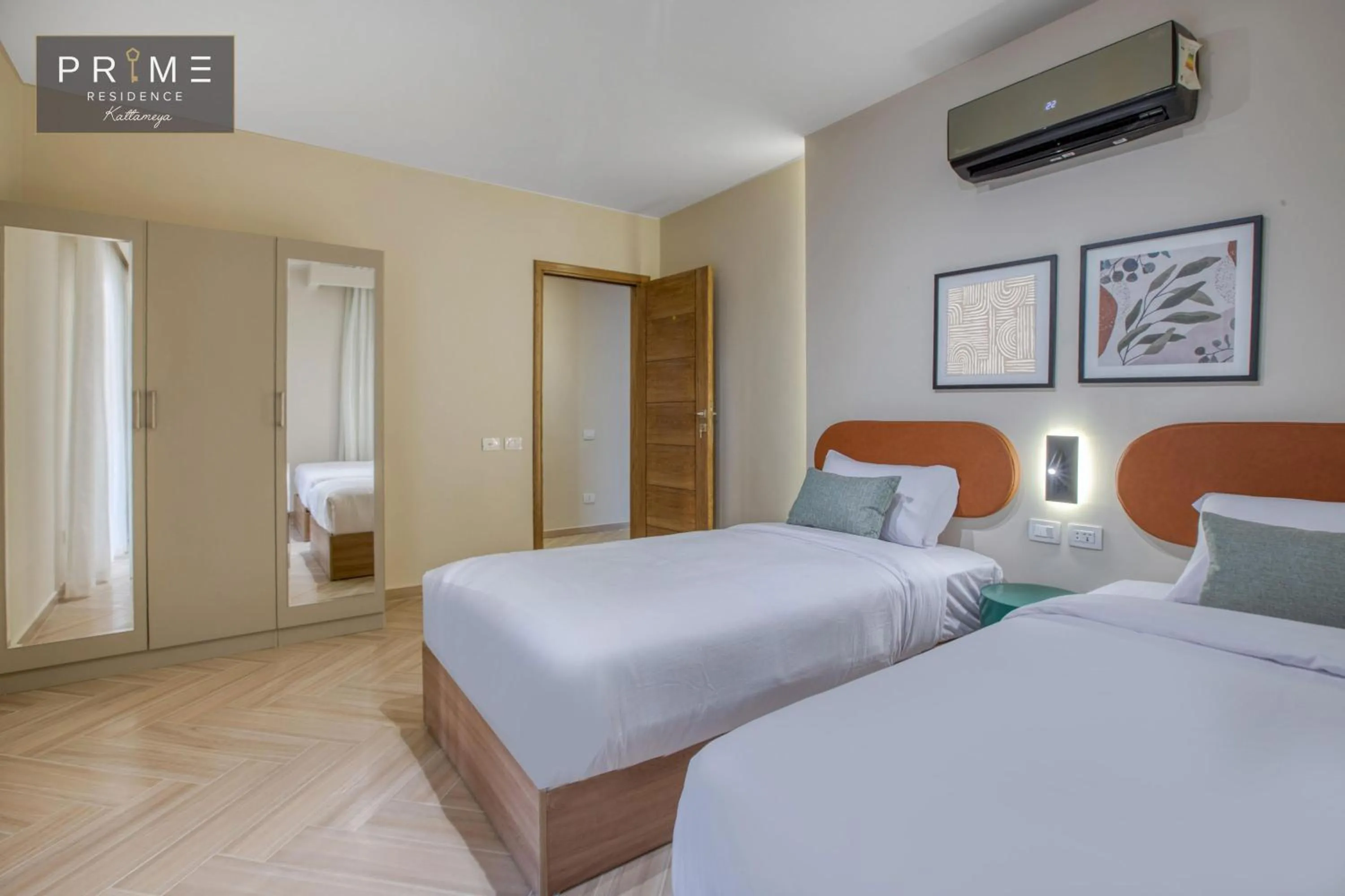 Photo of the whole room, Bed in Prime Residence Kattameya