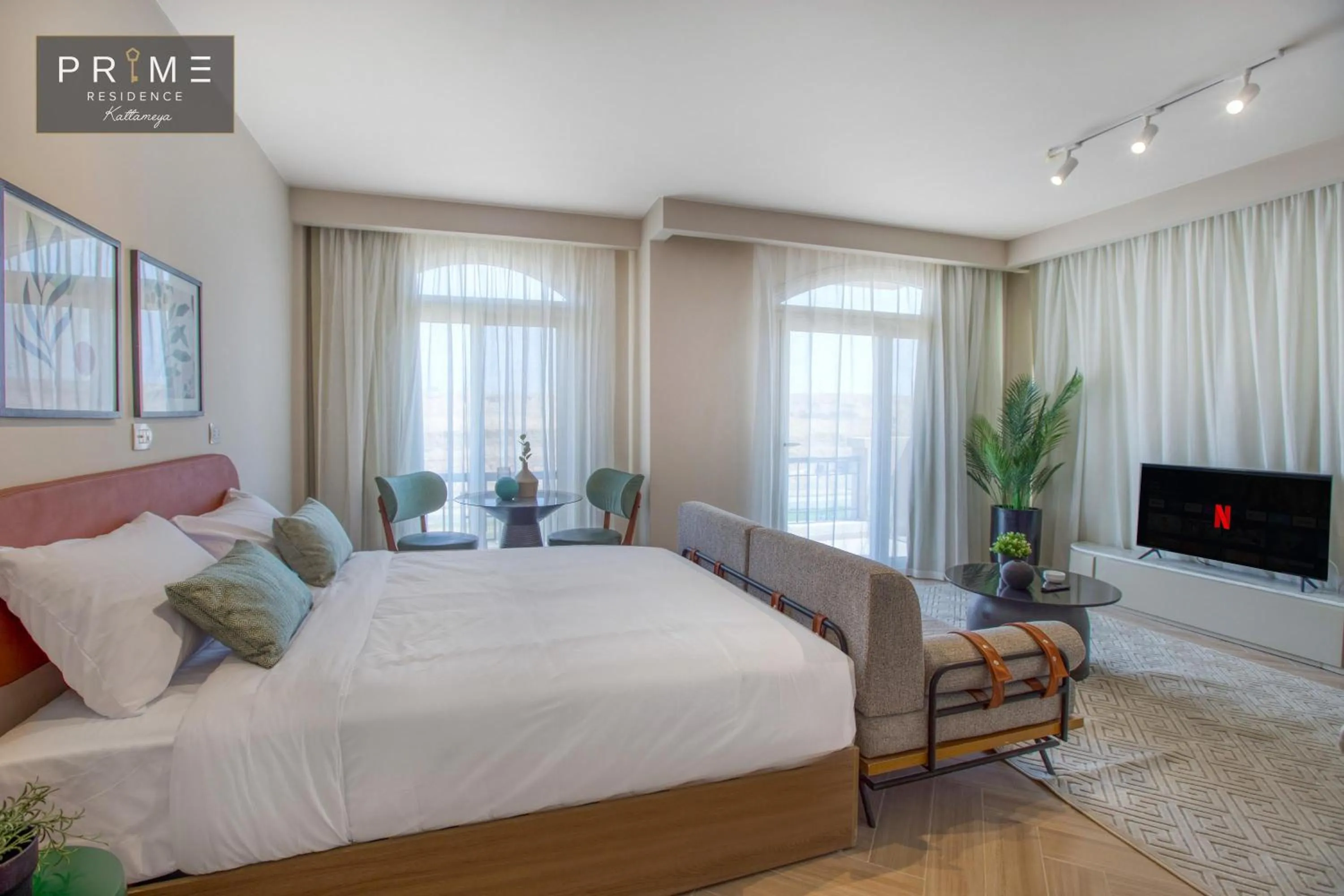 Photo of the whole room, Bed in Prime Residence Kattameya