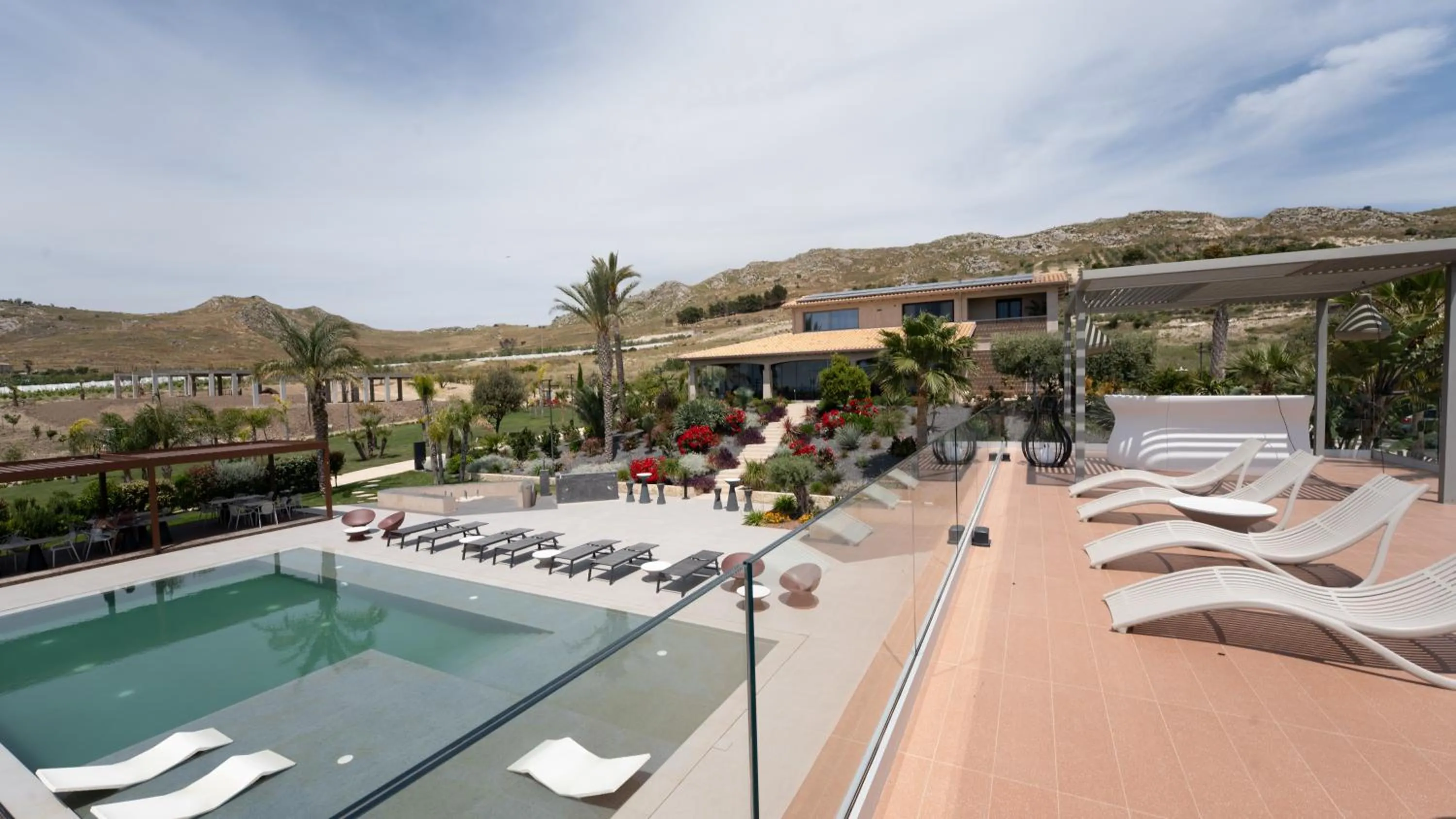 Pool view in Terreforti Luxury Village