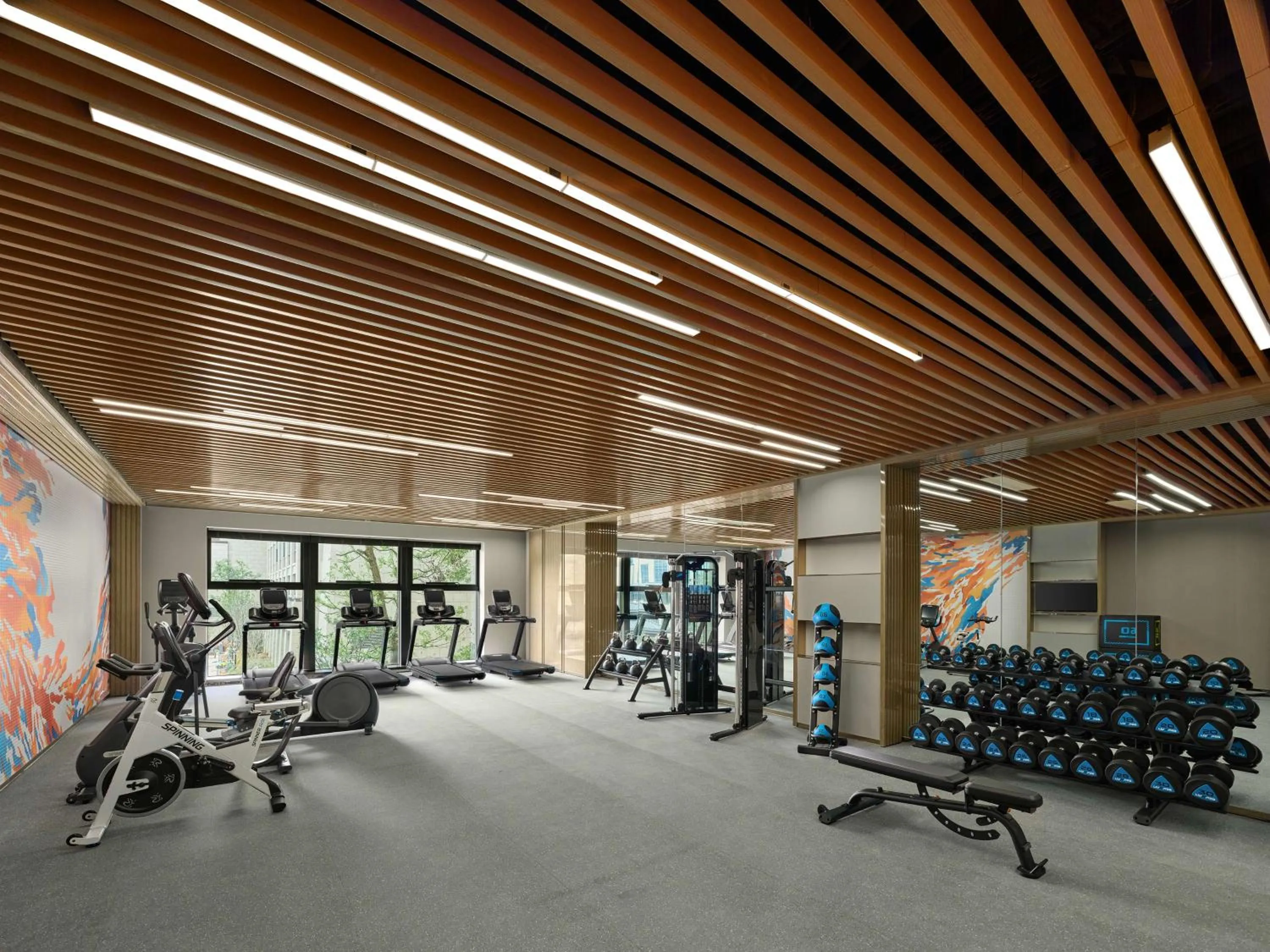 Fitness centre/facilities in DoubleTree By Hilton Cangnan