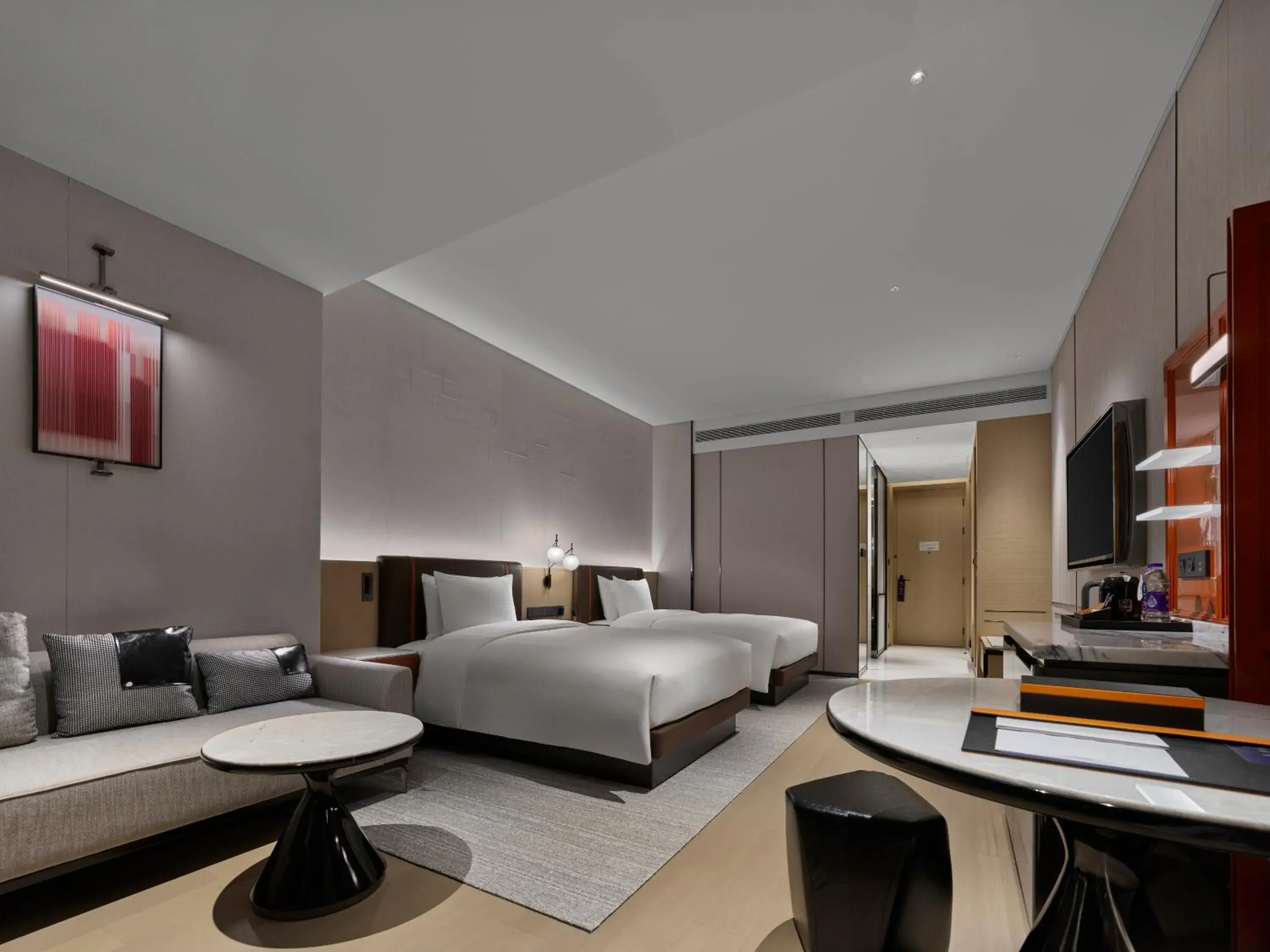 Deluxe Twin Room in DoubleTree By Hilton Cangnan Deluxe Twin Room in DoubleTree By Hilton Cangnan