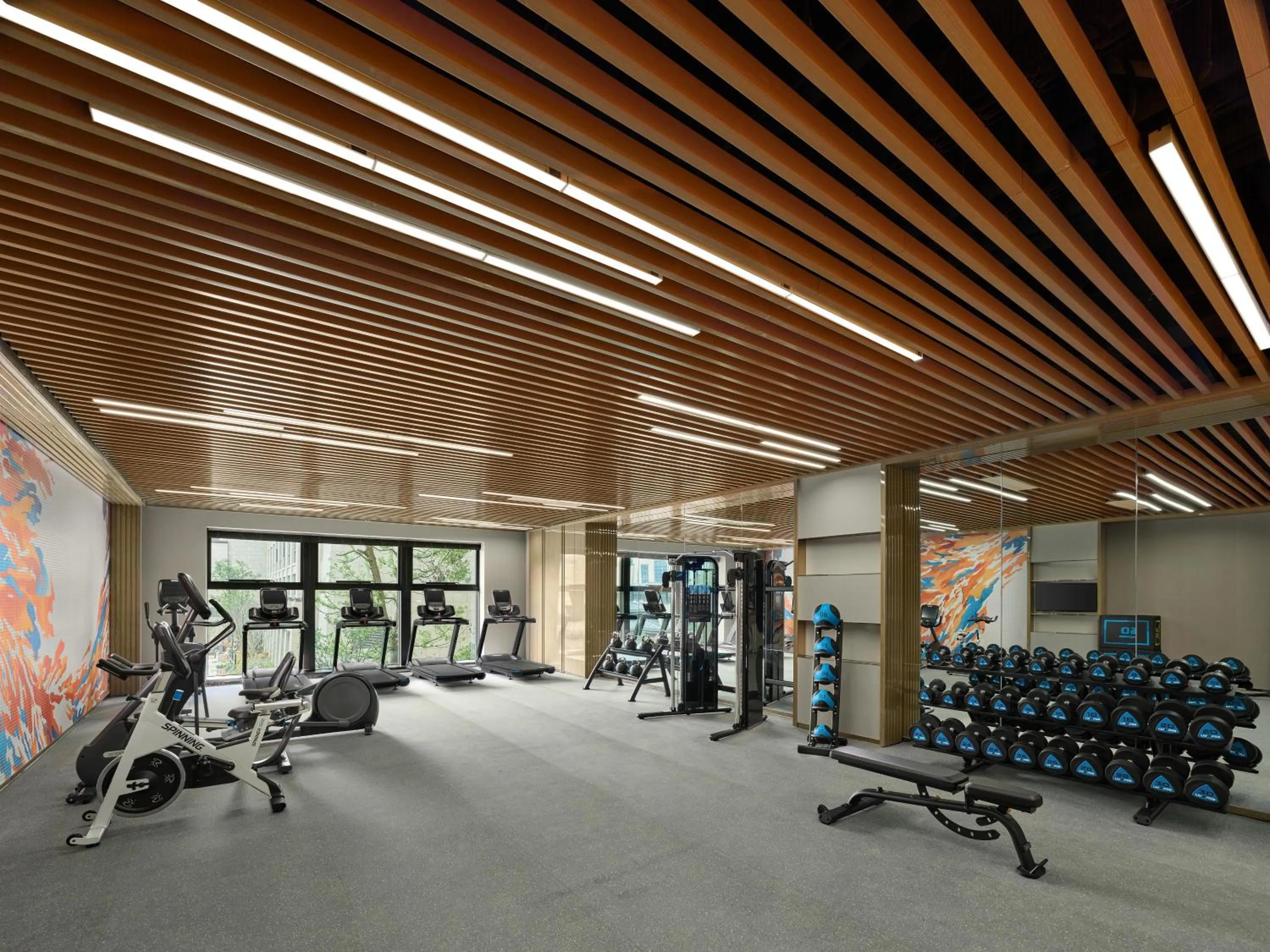 Fitness centre/facilities in DoubleTree By Hilton Cangnan