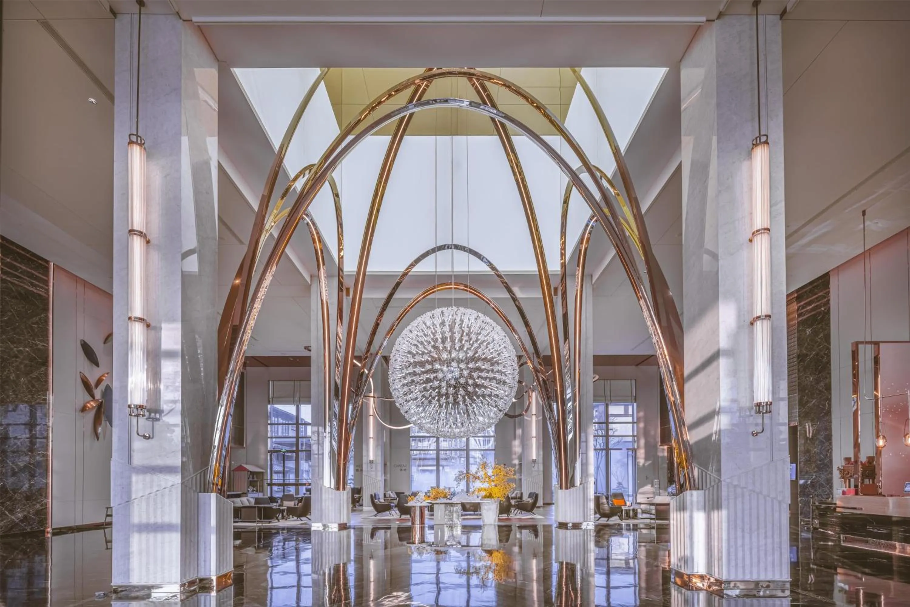 Lobby or reception in DoubleTree By Hilton Cangnan