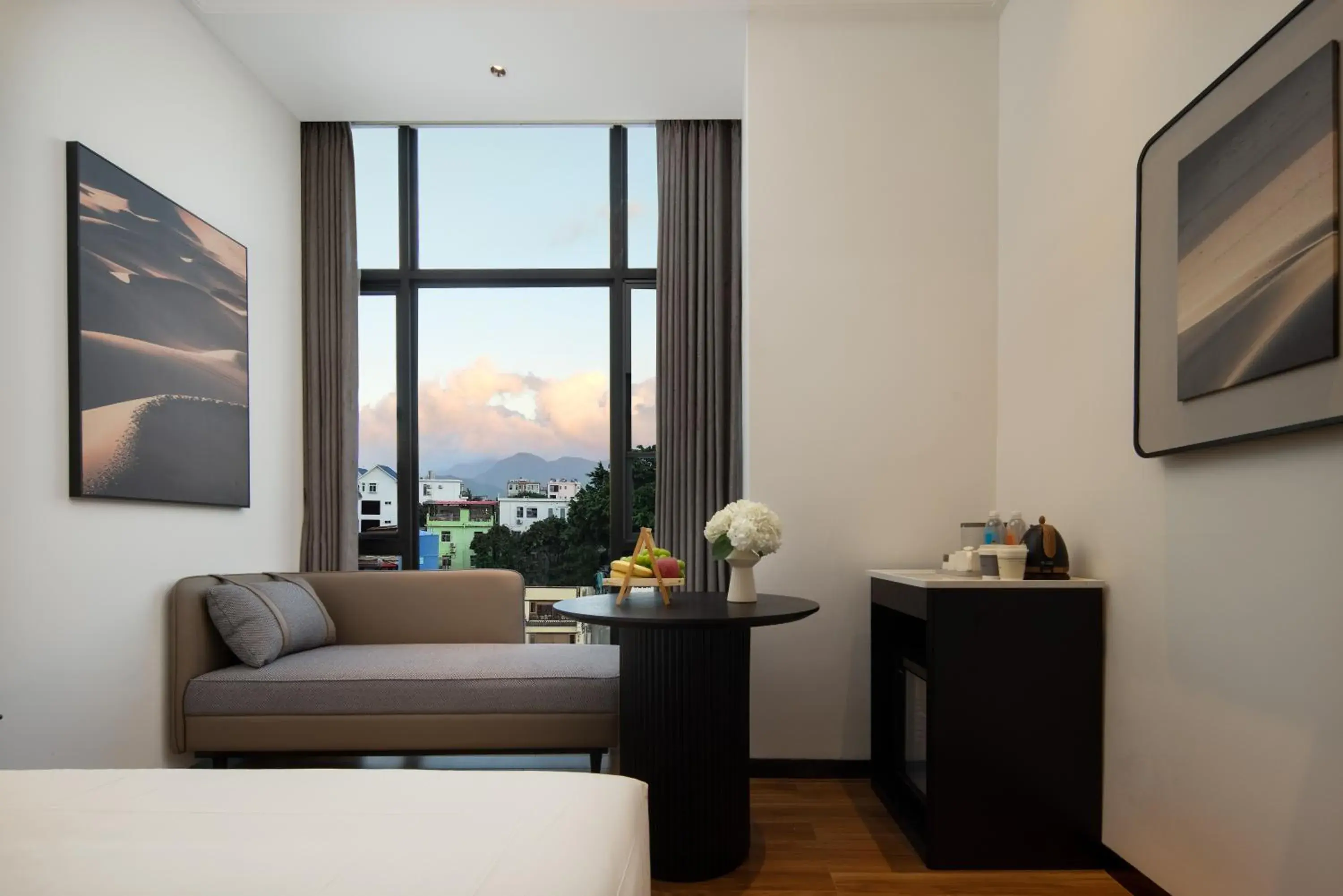 Bed in Atour X Hotel Shenzhen Dapeng Jiaochangwei Bed in Atour X Hotel Shenzhen Dapeng Jiaochangwei