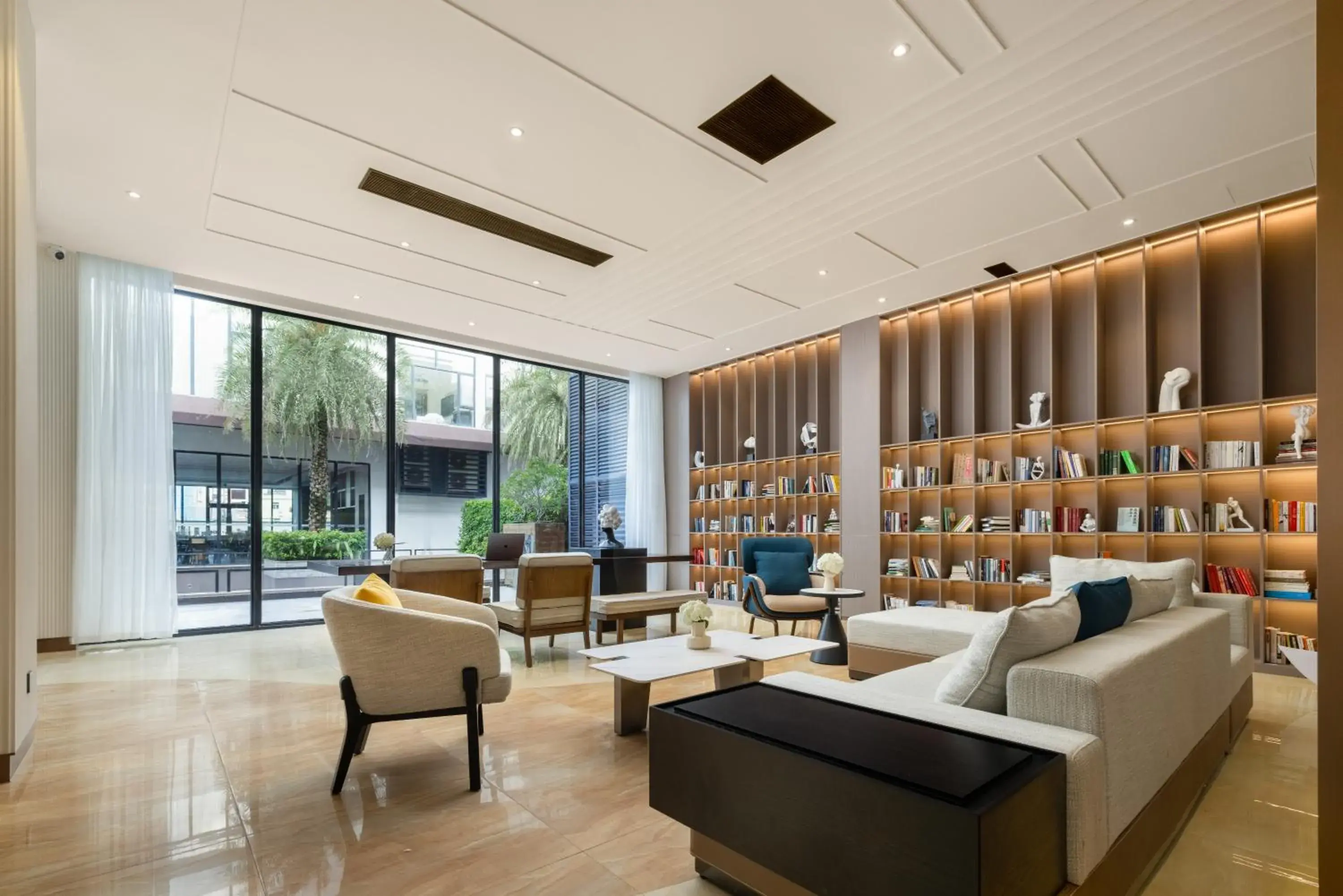 Living room in Atour X Hotel Shenzhen Dapeng Jiaochangwei Living room in Atour X Hotel Shenzhen Dapeng Jiaochangwei