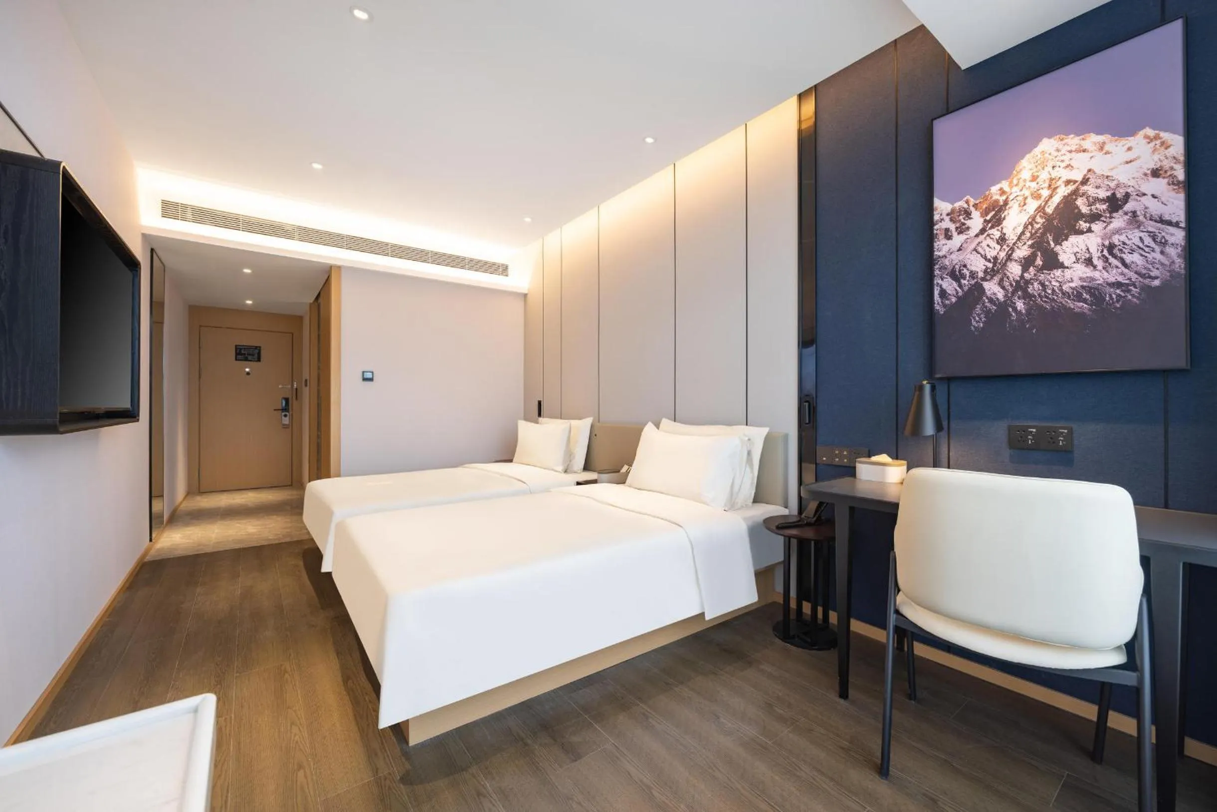 Bed in Atour X Hotel Yanji Department Store West Market