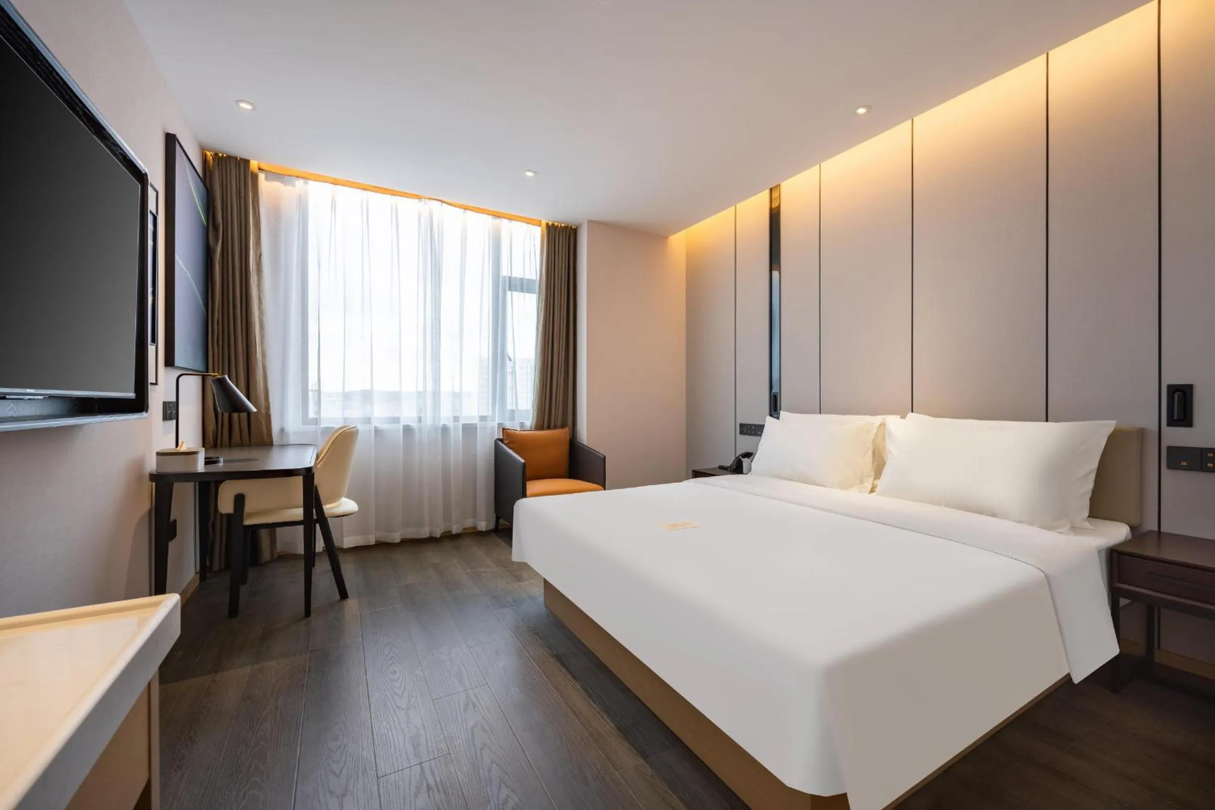 Bed in Atour X Hotel Yanji Department Store West Market