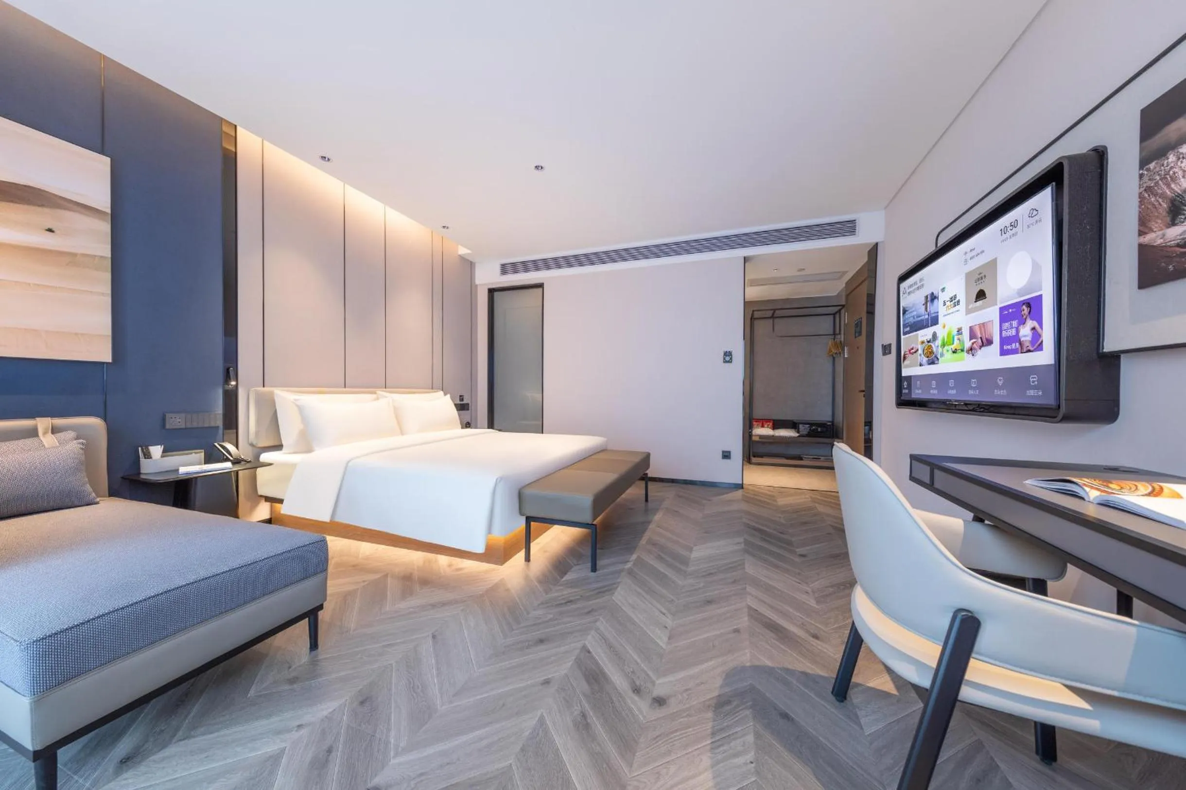 Photo of the whole room, Bed in Atour Hotel Shiguang Road Panyu Guangzhou