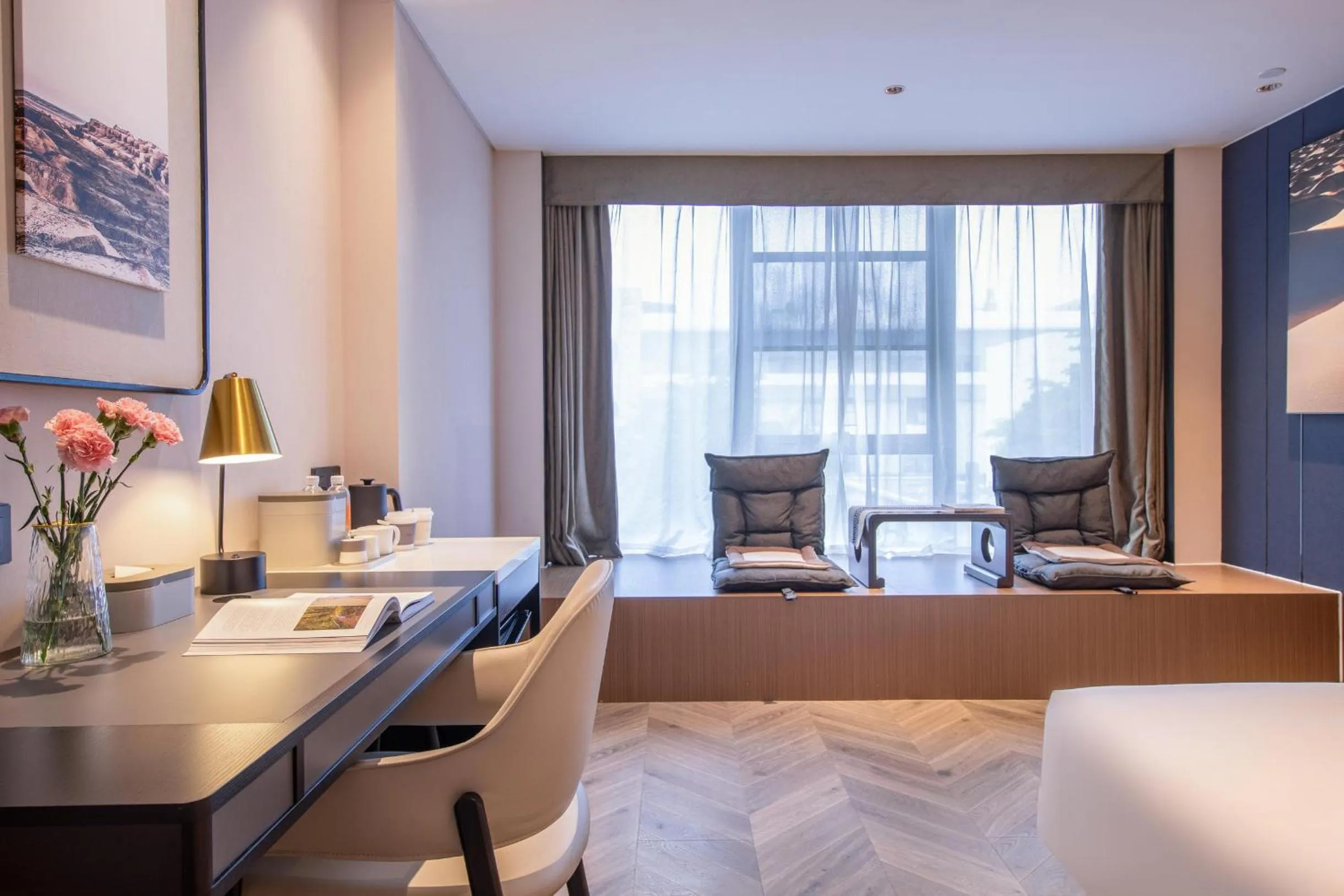 Seating area in Atour Hotel Shiguang Road Panyu Guangzhou