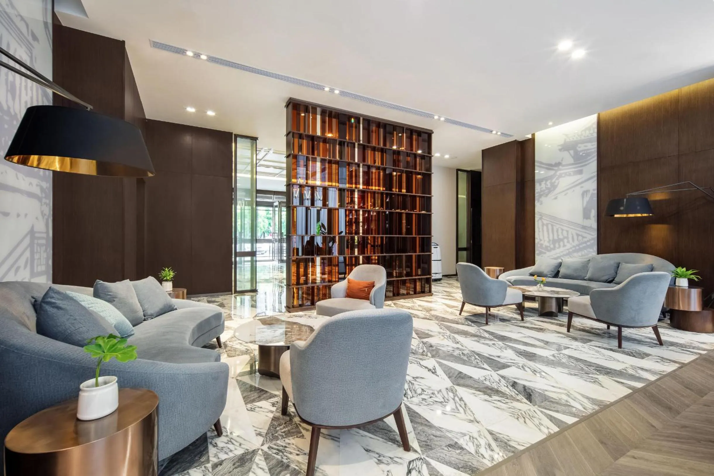 Seating area in Atour X Hotel Suzhou Xiangcheng Vigorous Island Subway Station