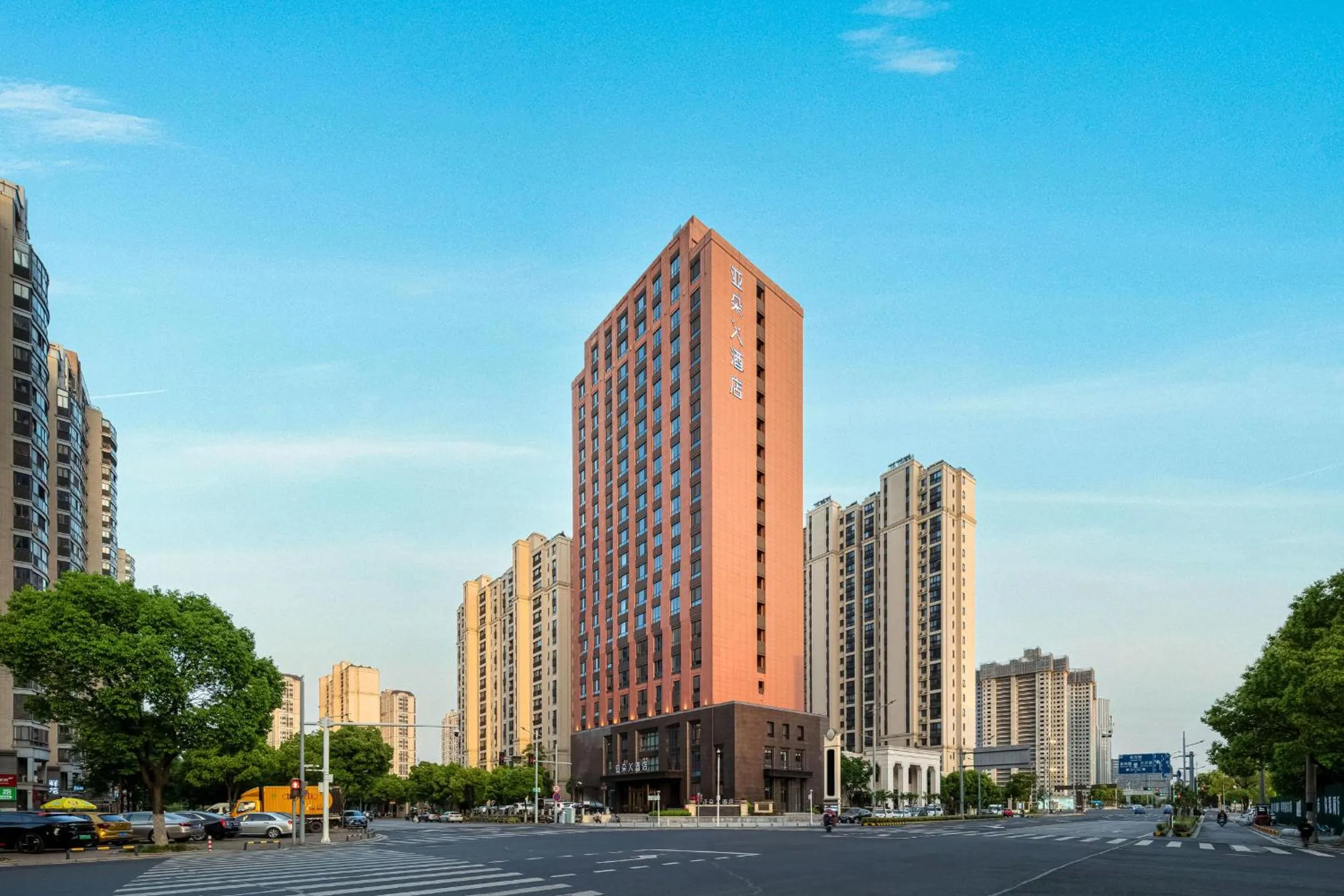 Property building in Atour X Hotel Suzhou Xiangcheng Vigorous Island Subway Station