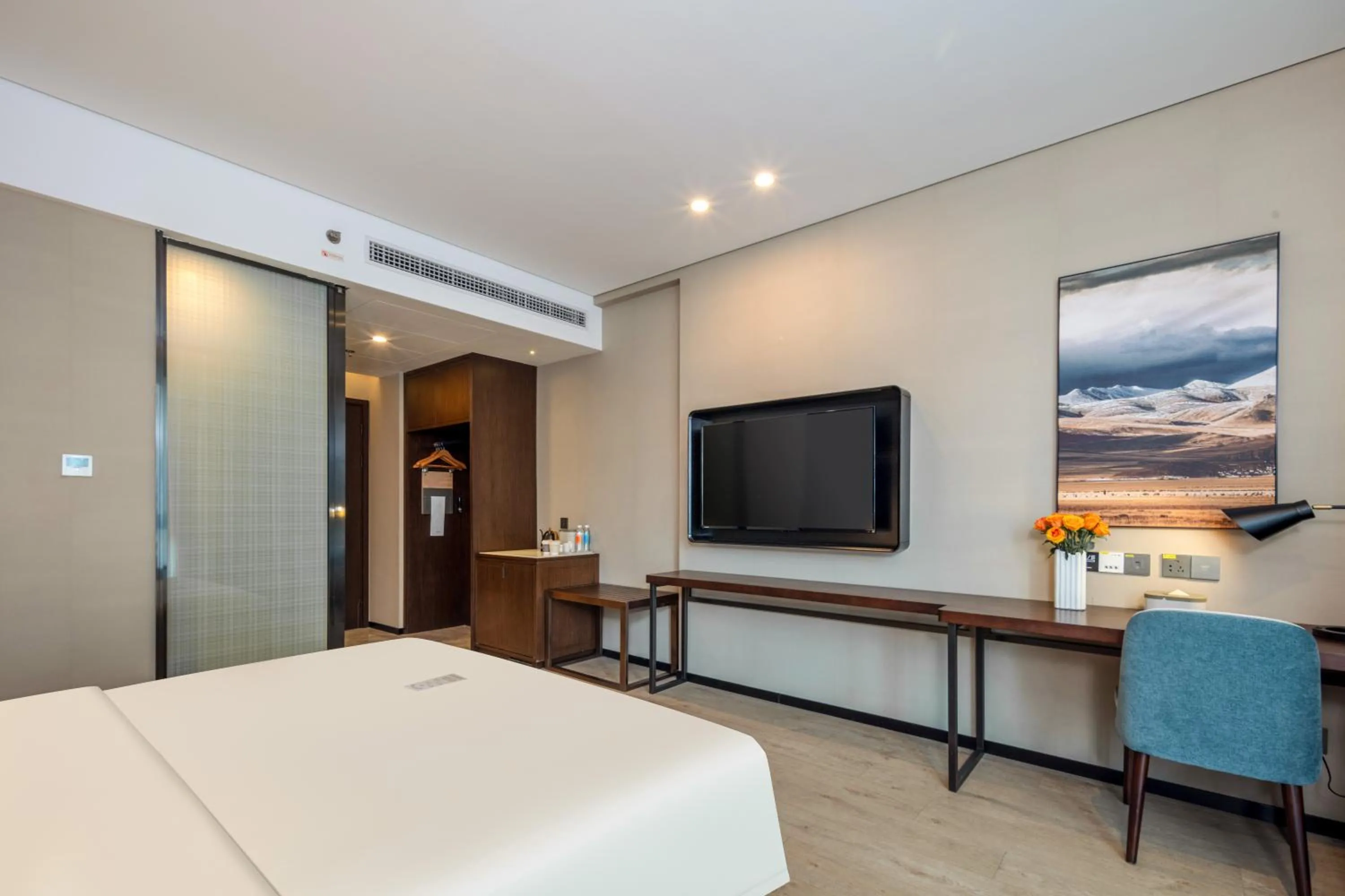 Bedroom, Bed in Atour X Hotel Suzhou Xiangcheng Vigorous Island Subway Station