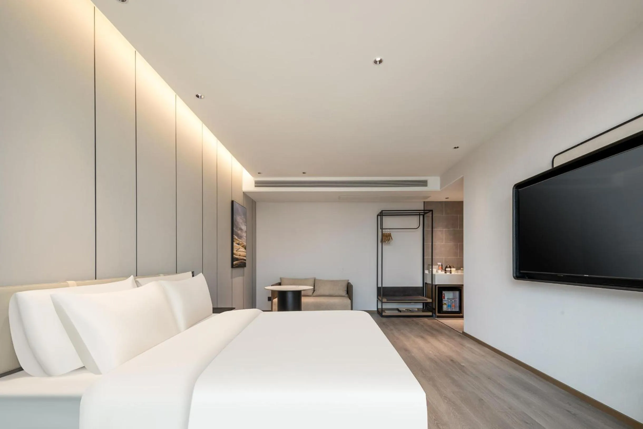 Bed in Atour Hotel Luqiao Taizhou