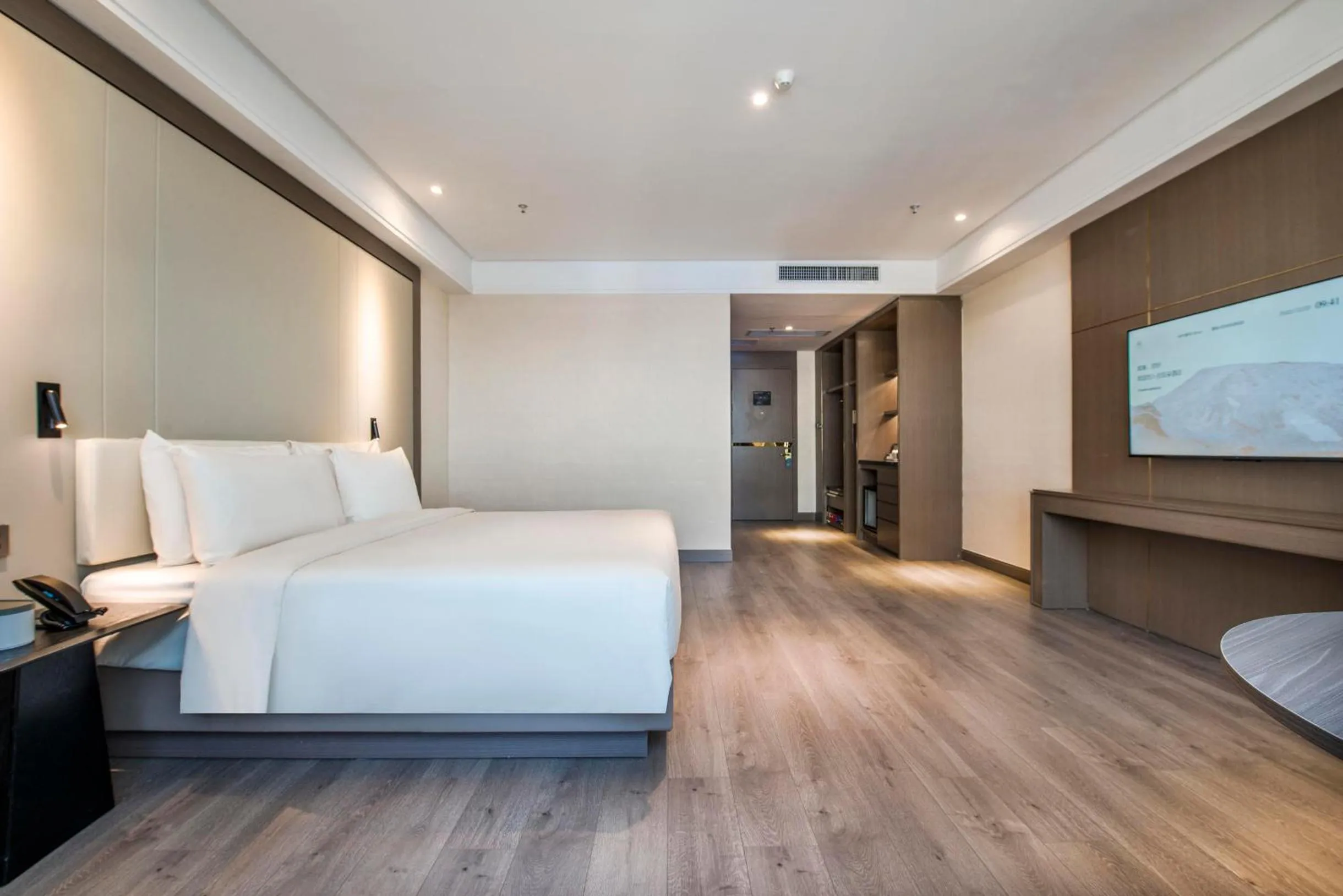 Bed in Atour X Hotel Yangjiang Jiangcheng Junyi Plaza