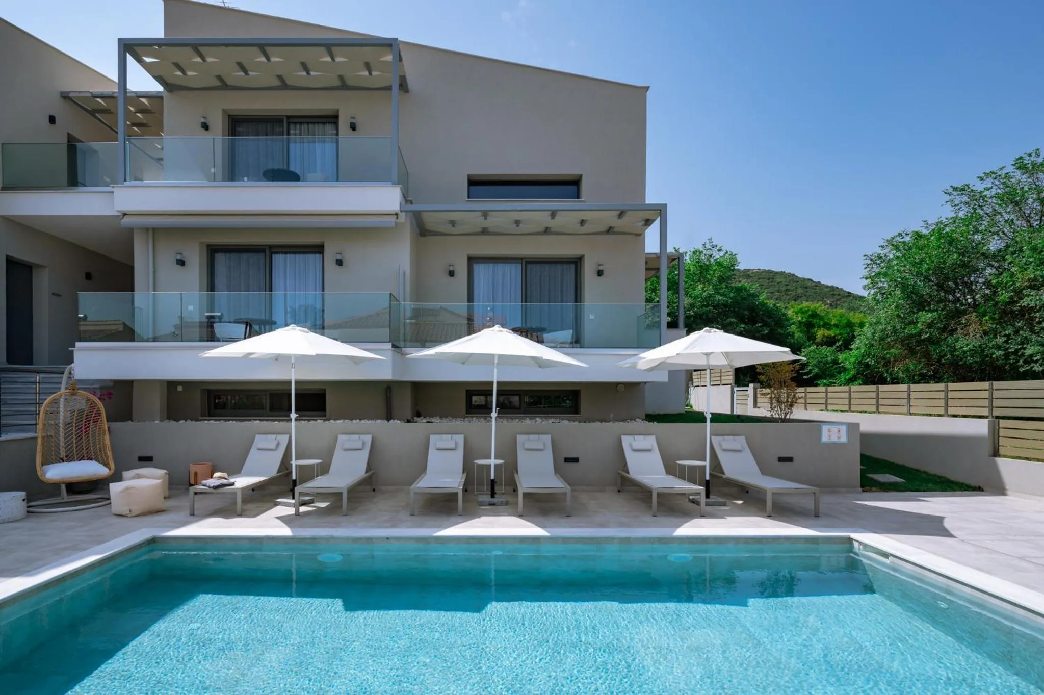 Swimming pool in Arodo Suites