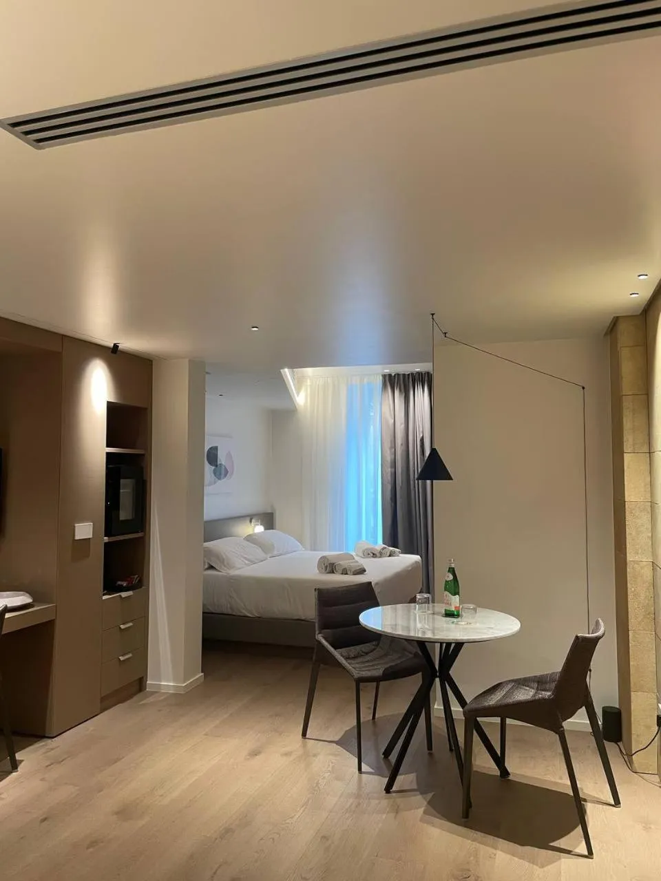 Photo of the whole room, Bed in Palazzo Sangiorgio