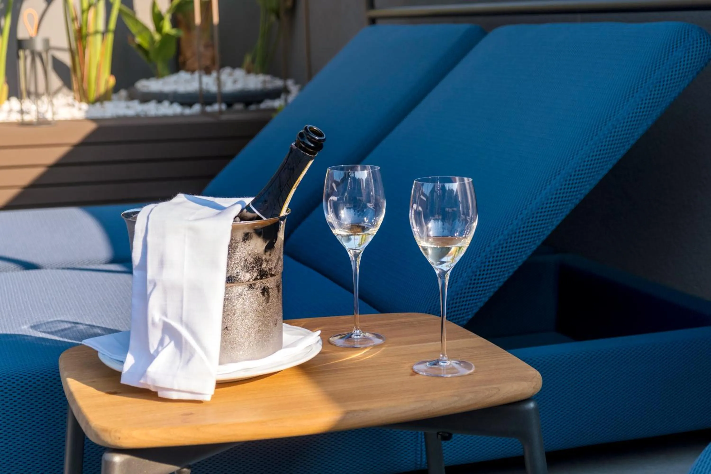 sunbed in Palazzo Sangiorgio