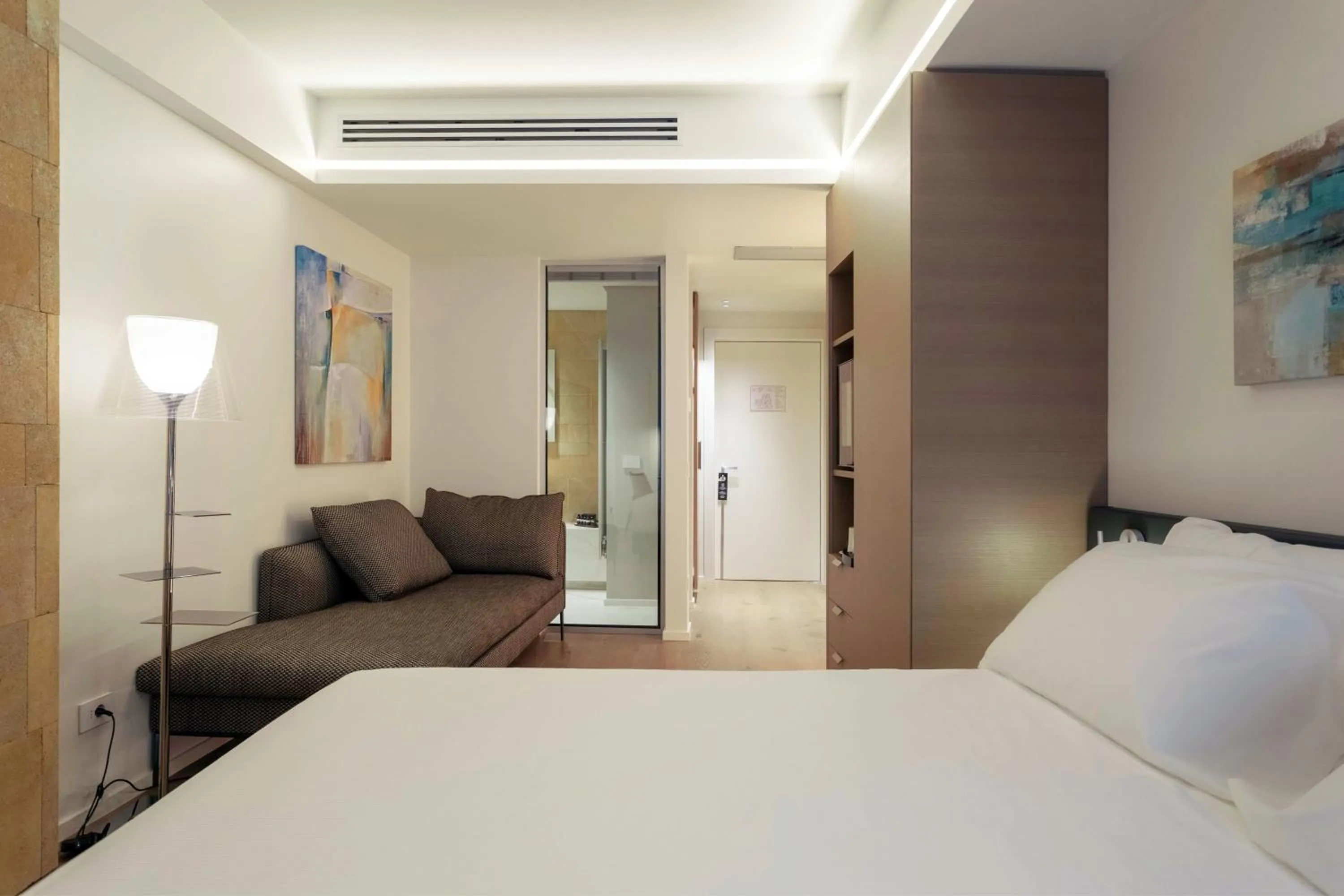 Photo of the whole room, Bed in Palazzo Sangiorgio