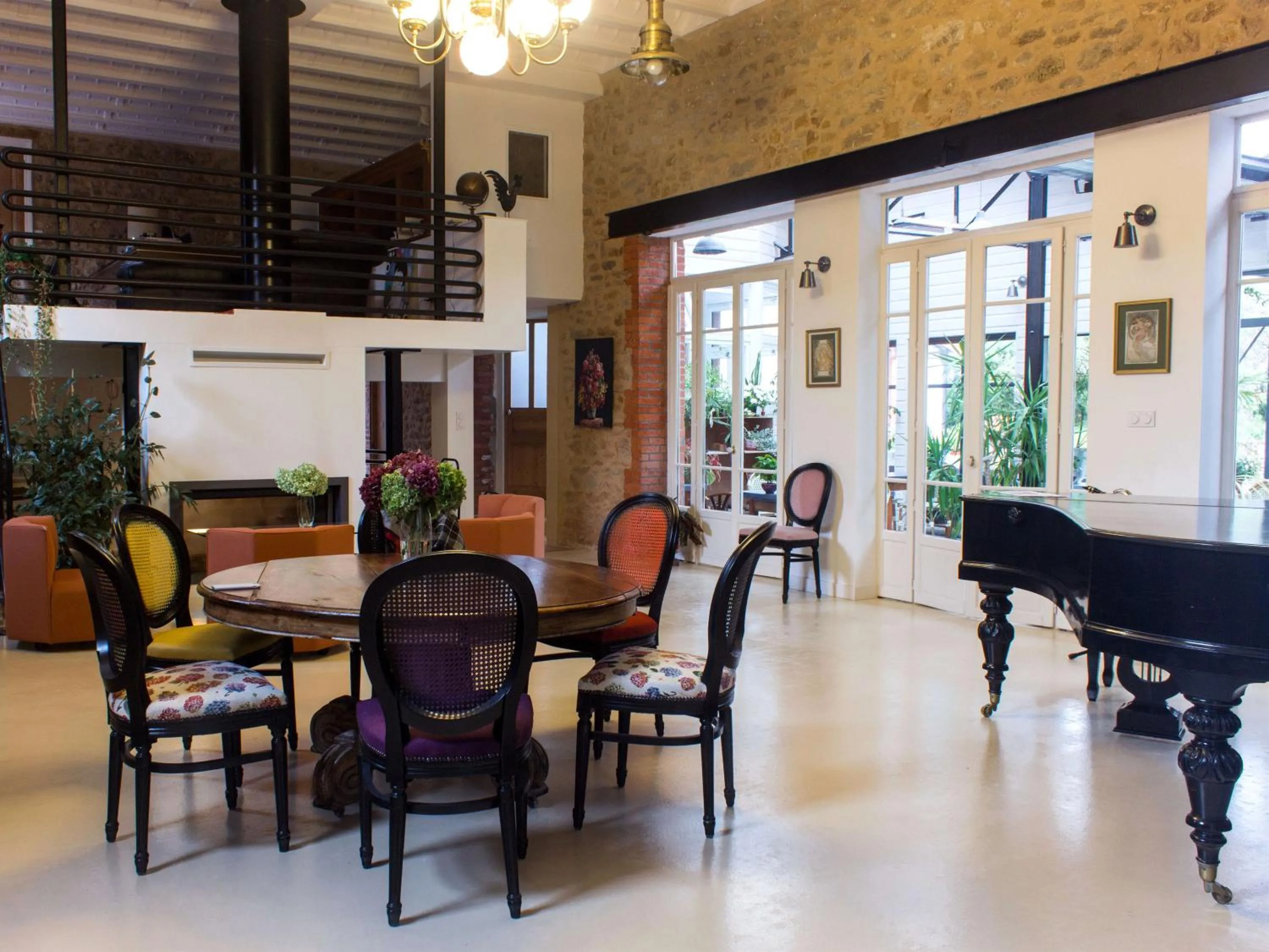 Dining area in Laiterie de Tocqueville B&B