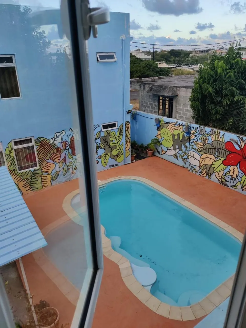 Pool view in Bob Apartments