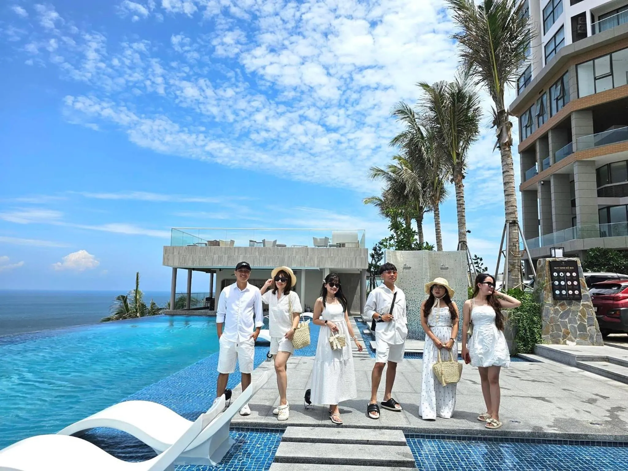 Swimming pool in Apec Mandala Chambay Mũi Né