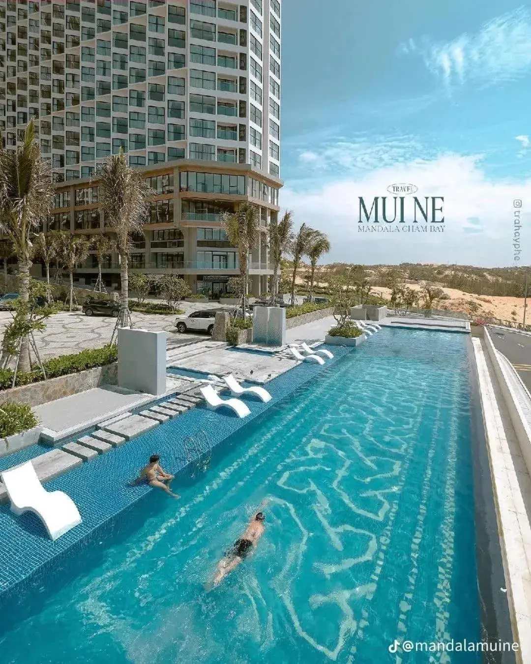 Swimming pool in Apec Mandala Chambay Mũi Né Swimming pool in Apec Mandala Chambay Mũi Né