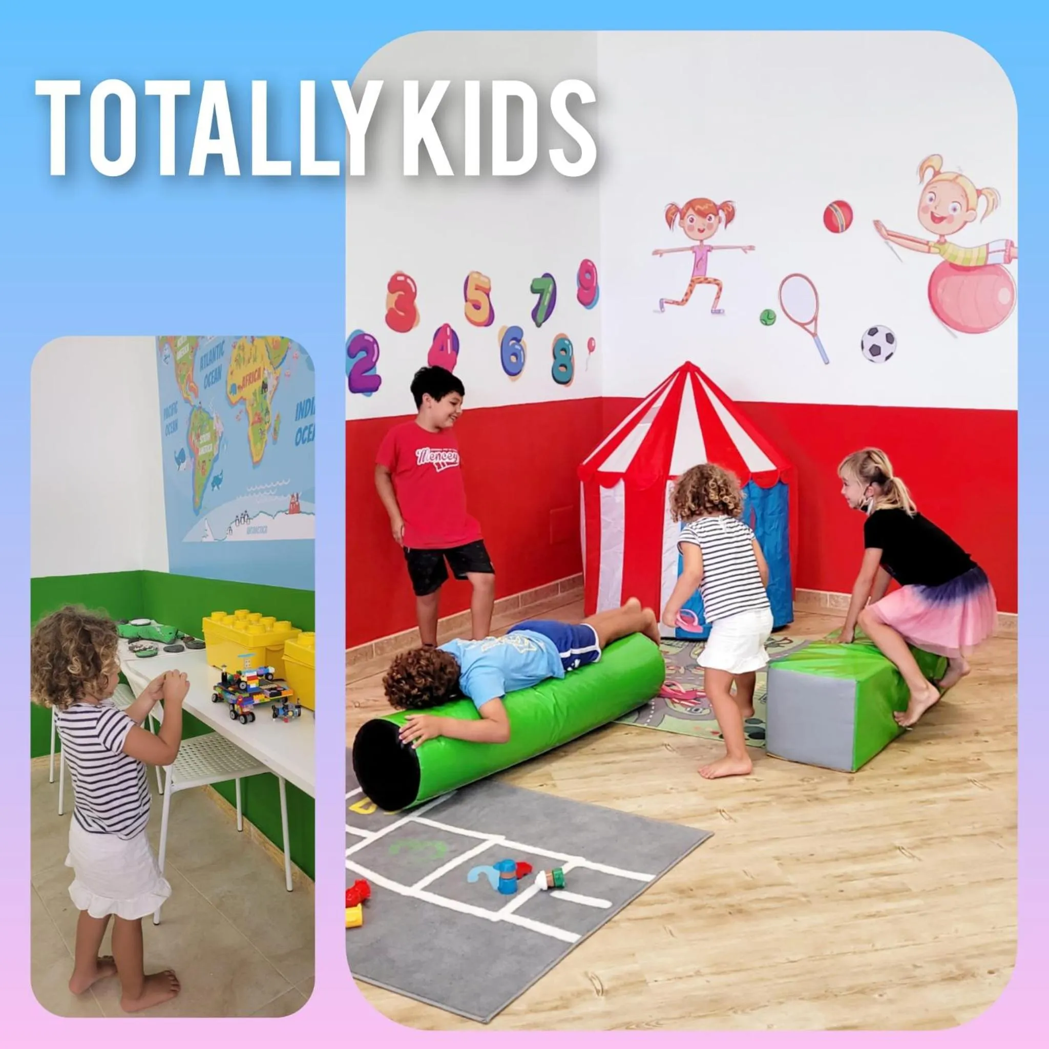 children in Palmeras Garden