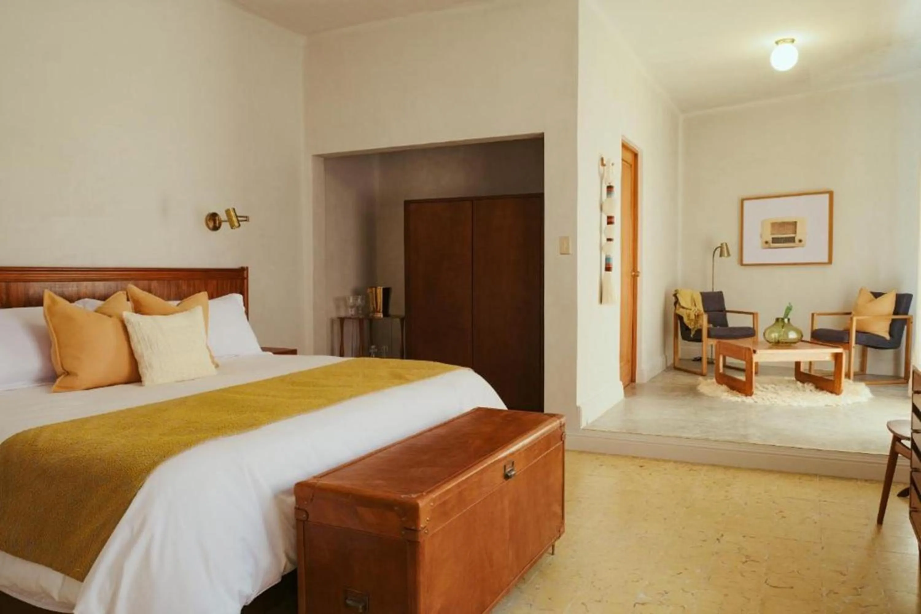 Bed in Hotel Hércules