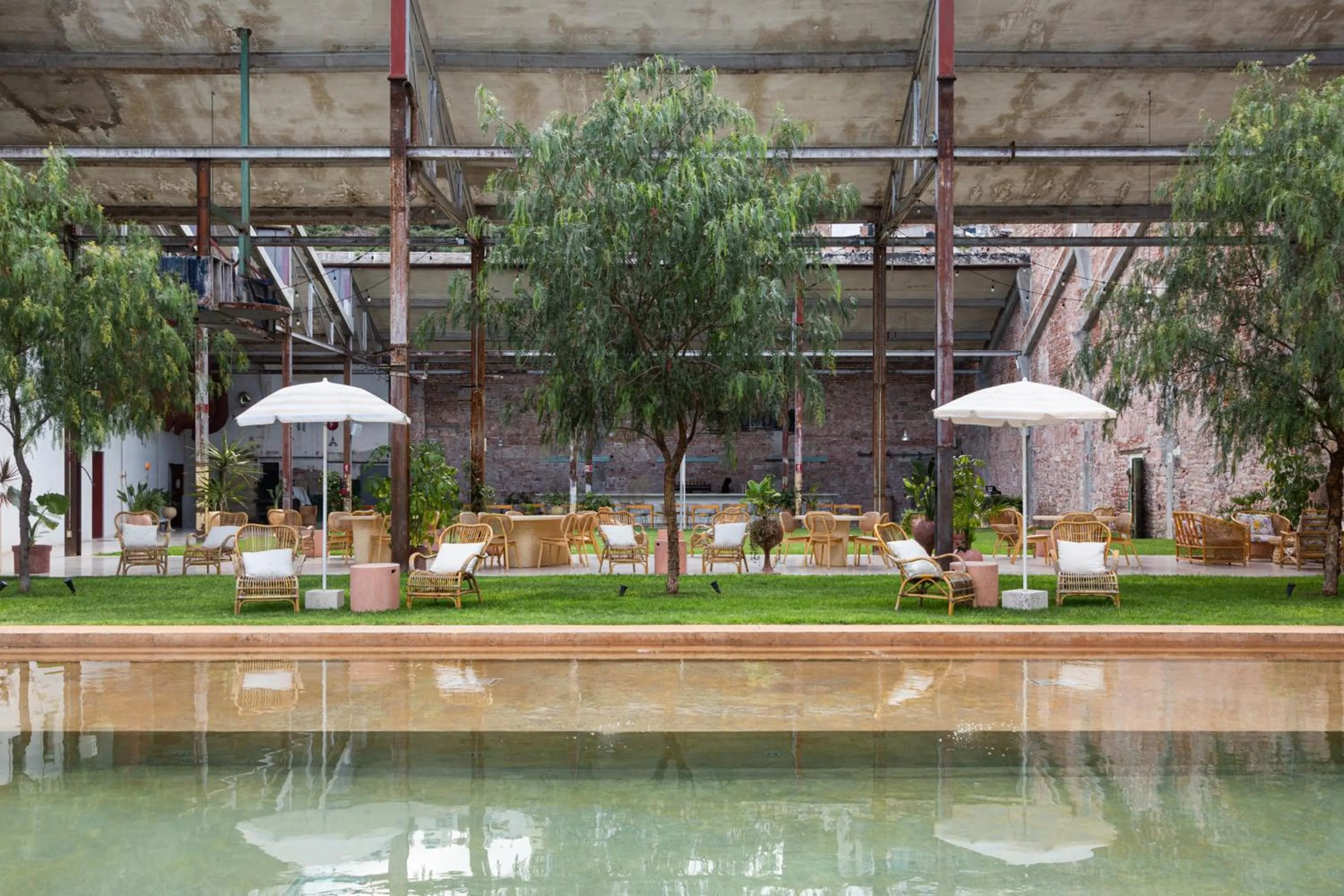 Patio in Hotel Hércules