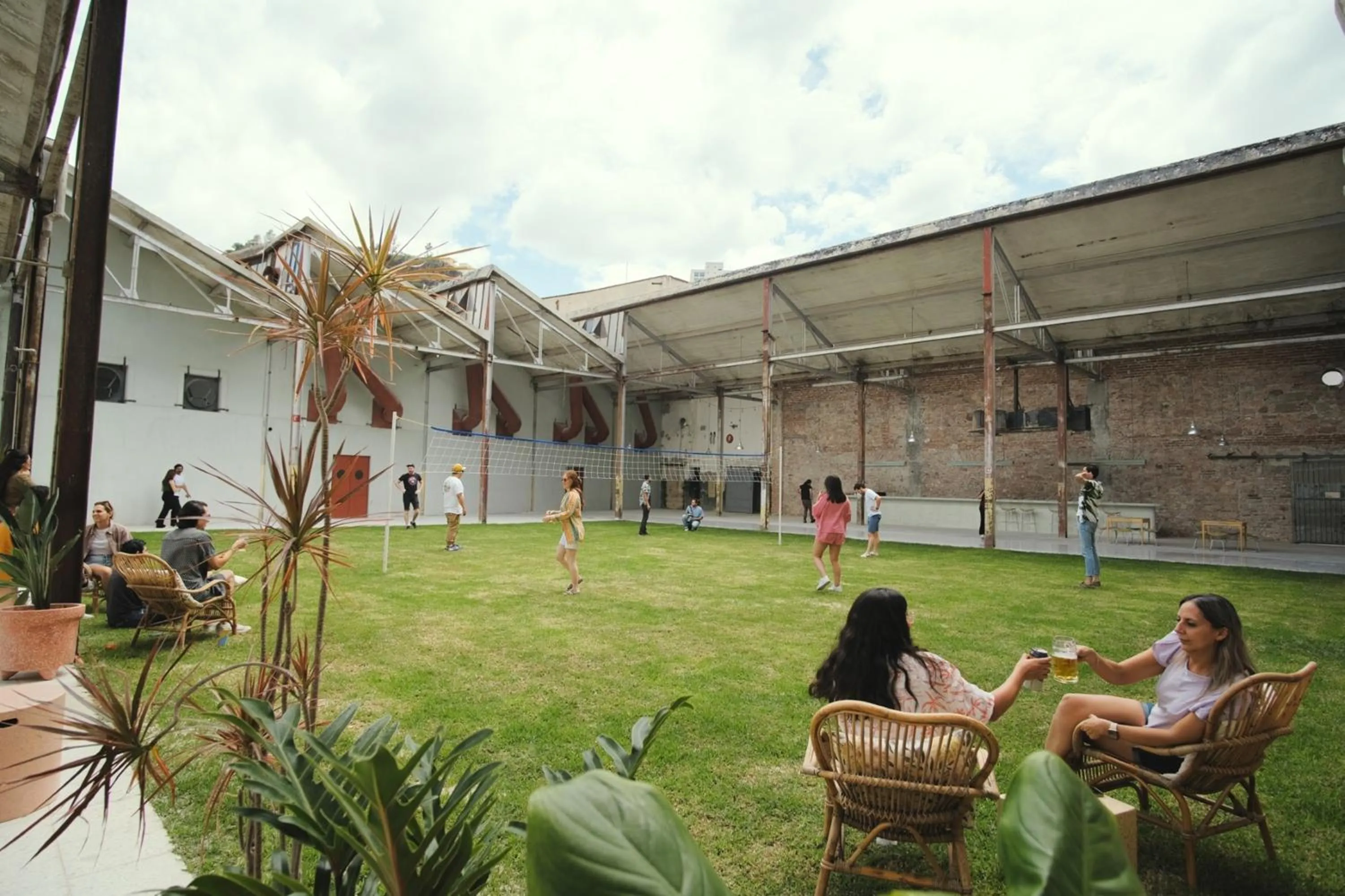 Patio in Hotel Hércules