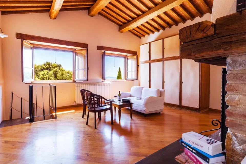 Seating area in Agriturismo & Cantina Tenuta Casteani