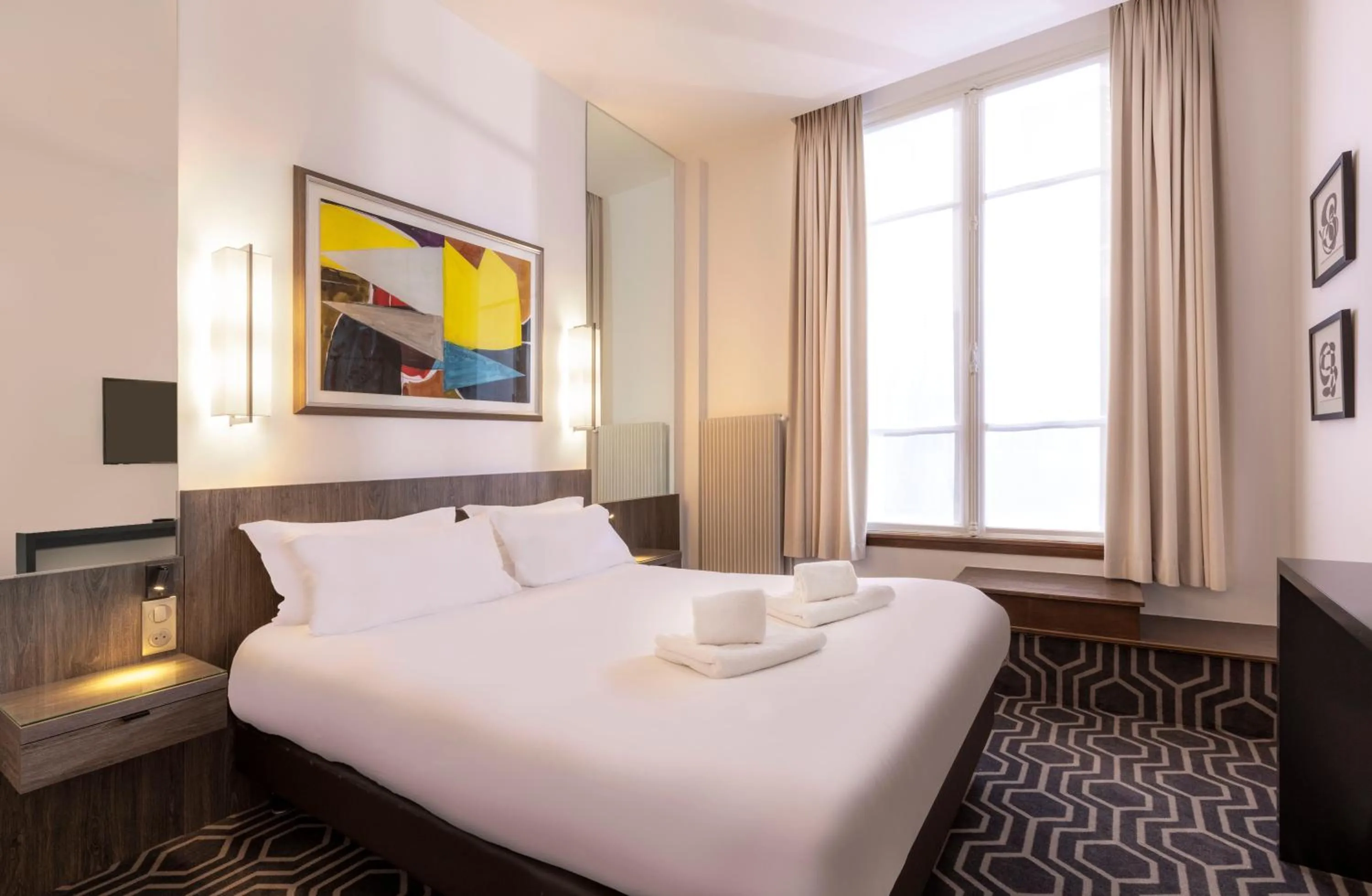 Bedroom, Bed in Résidence Charles Floquet