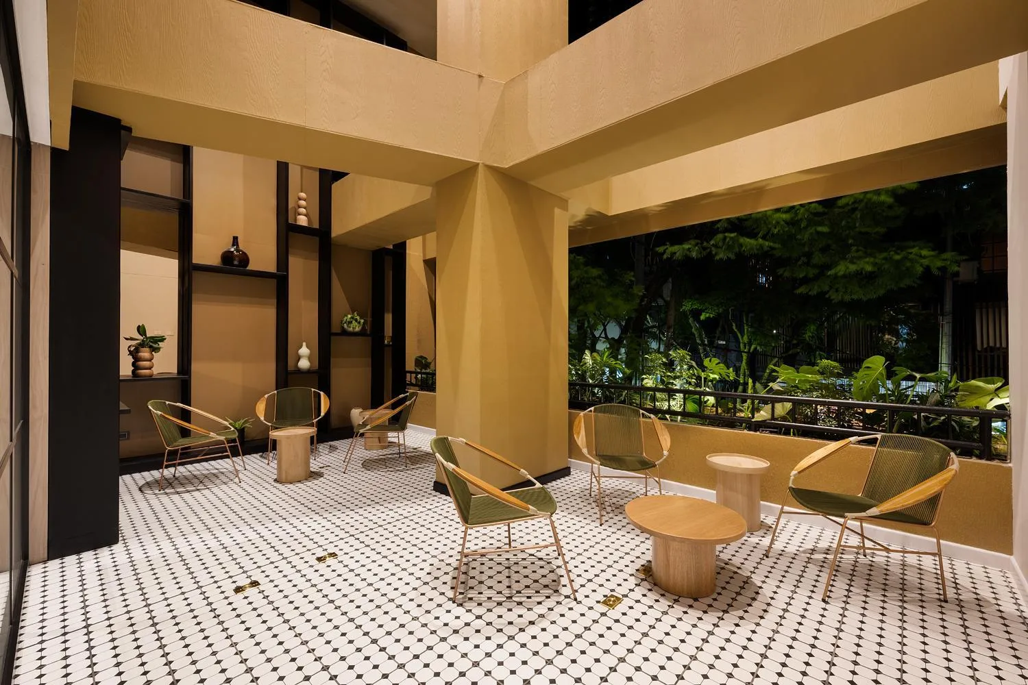 Seating area in Nakúa Stay & Work Hotel