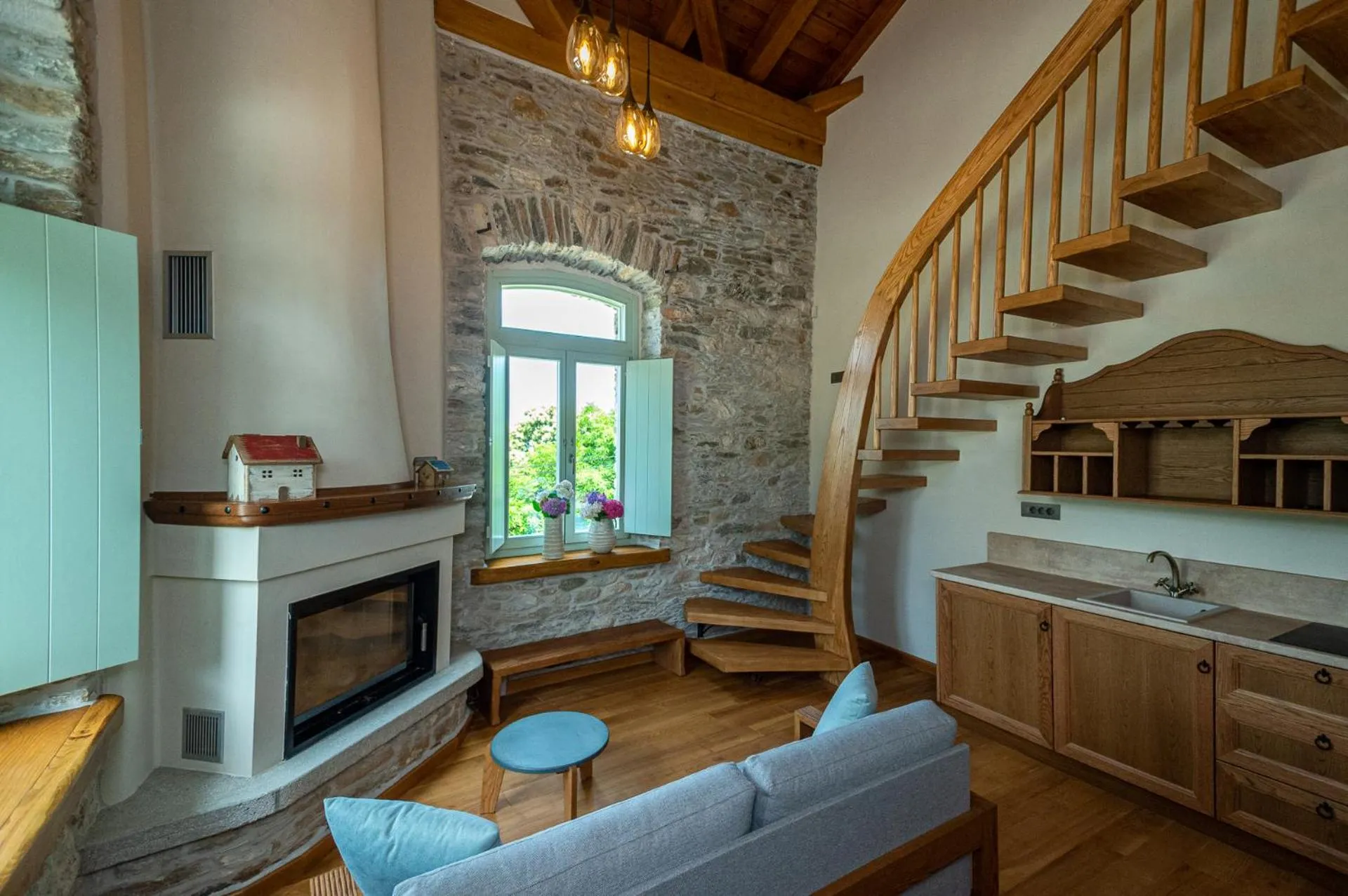 Kitchen or kitchenette in Nostos Country House