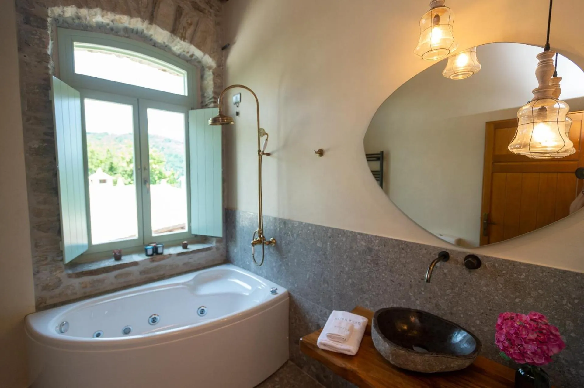 Bathroom in Nostos Country House
