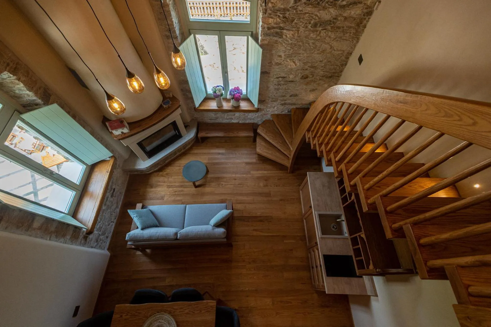 Living room in Nostos Country House