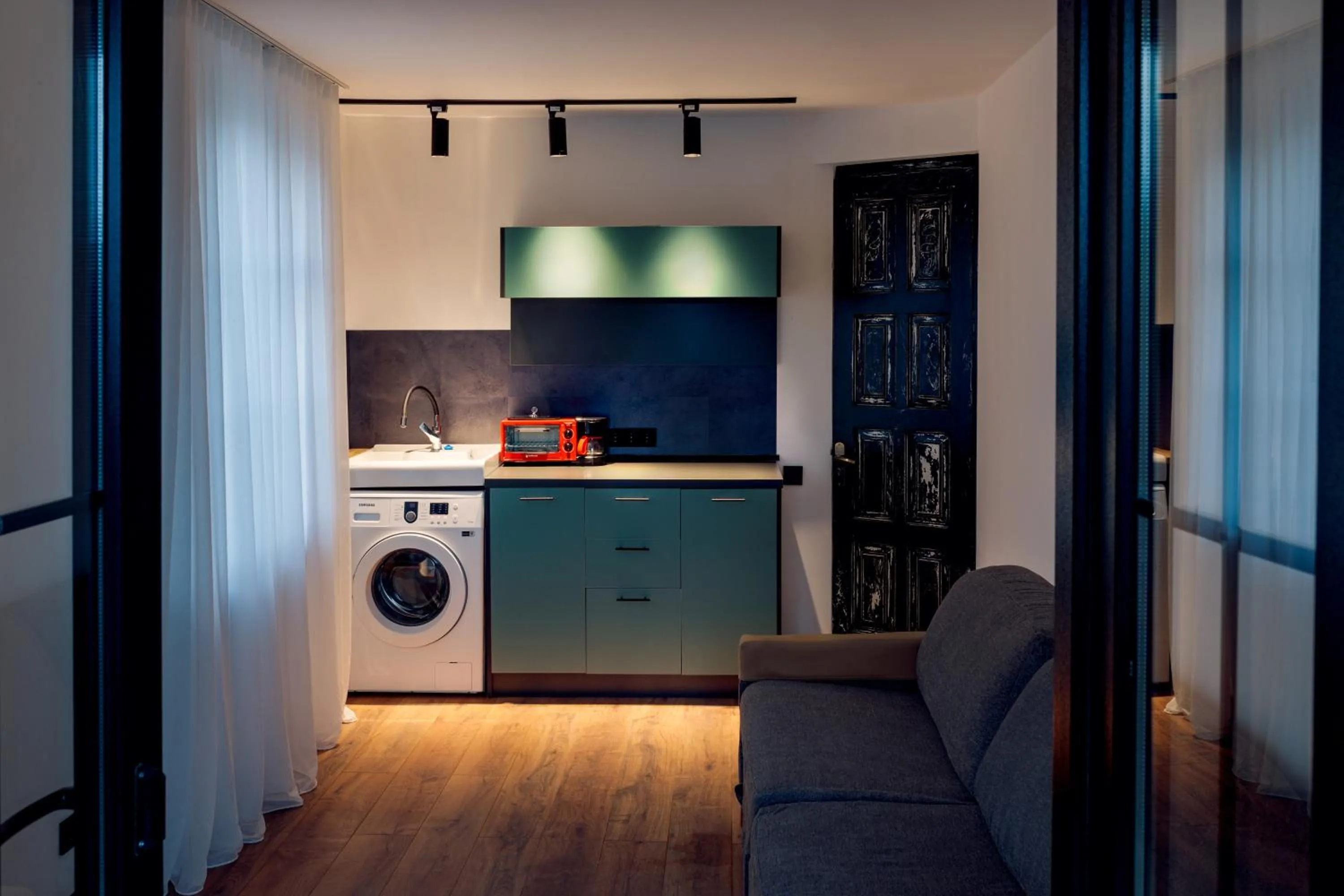 Kitchen or kitchenette in Hydeout Bakuriani