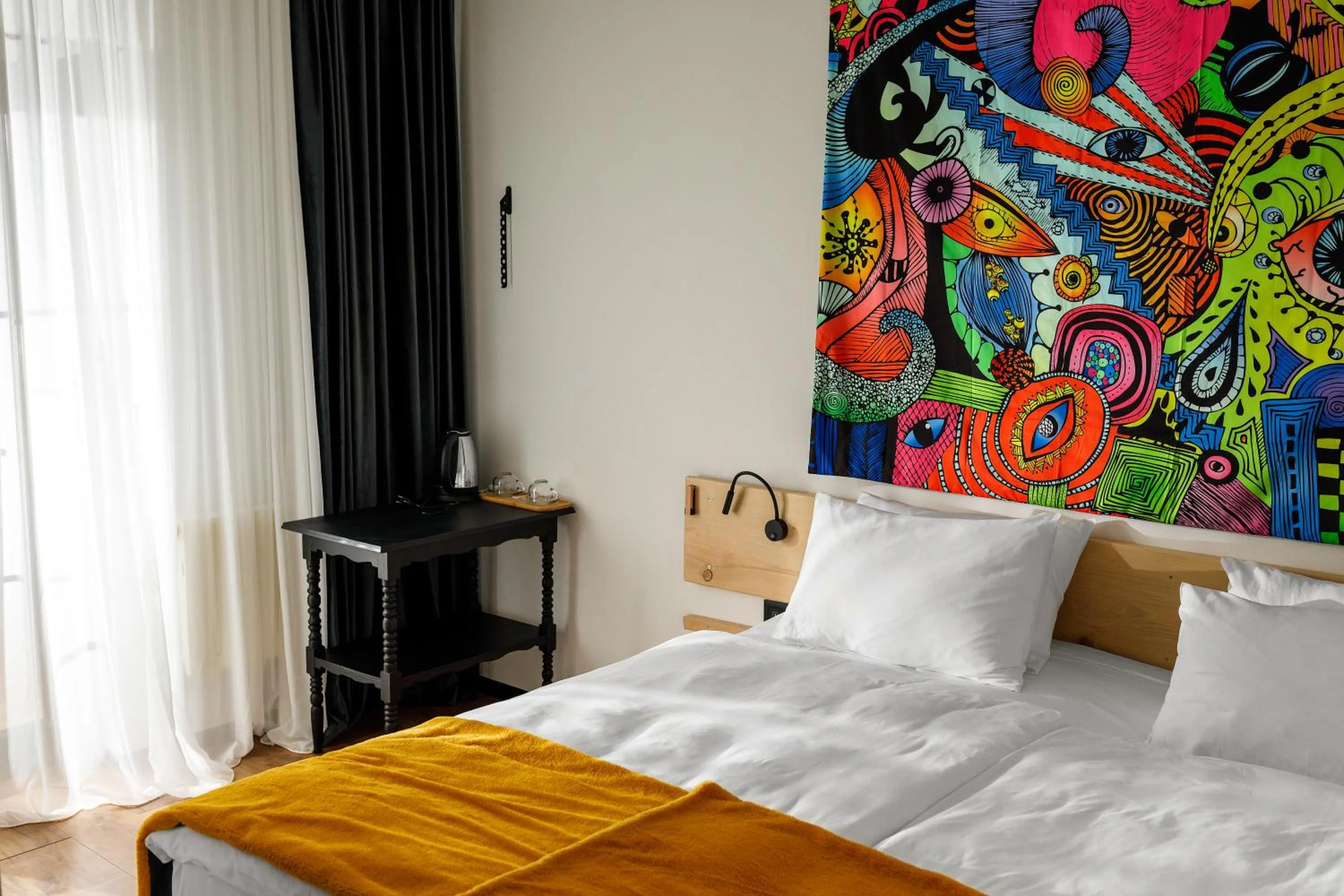 Bed in Hydeout Bakuriani