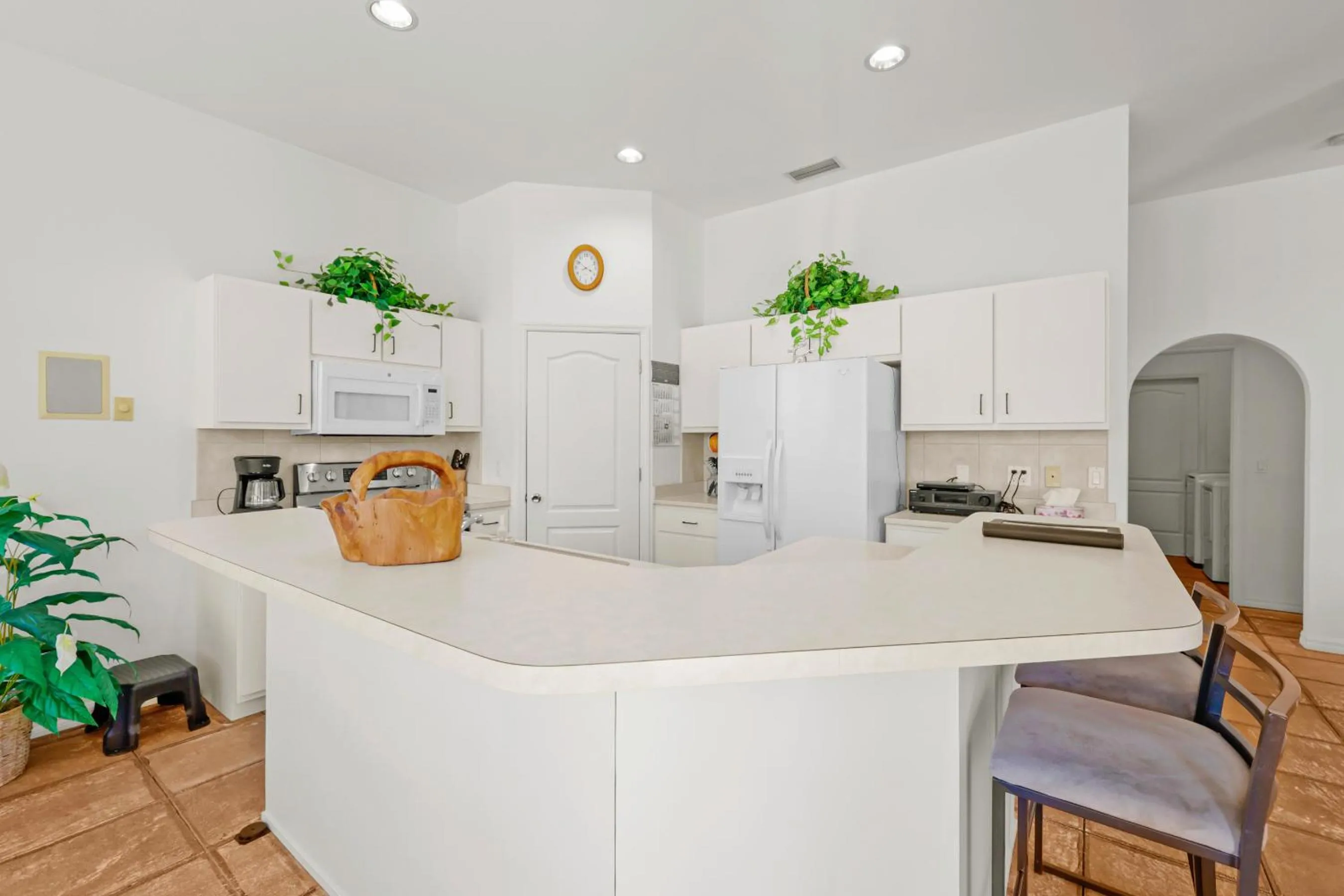 Kitchen or kitchenette in Quiet and relaxing waterfront paradise with direct access to the Gulf of Mexico, Villa Just for Sun