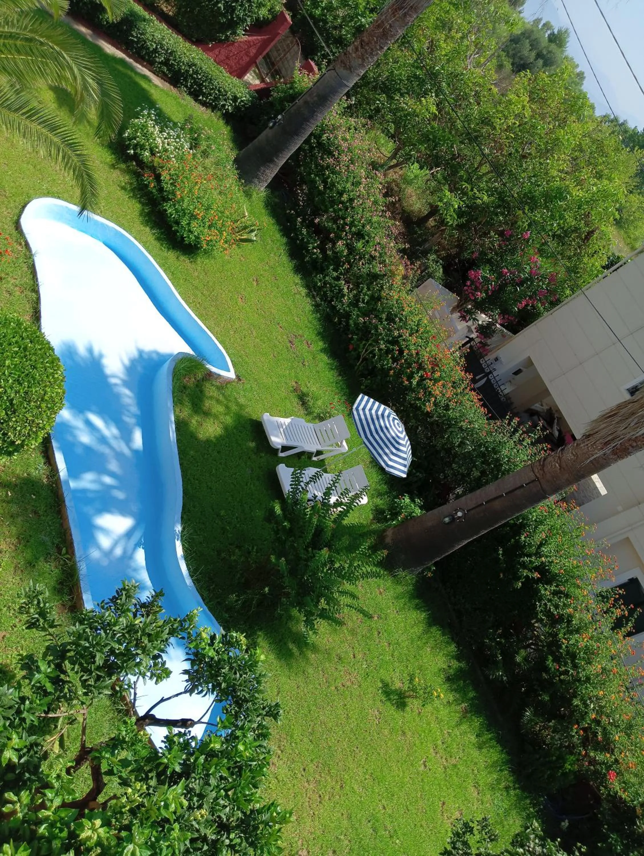 Garden view in IL MIRTO VERDE