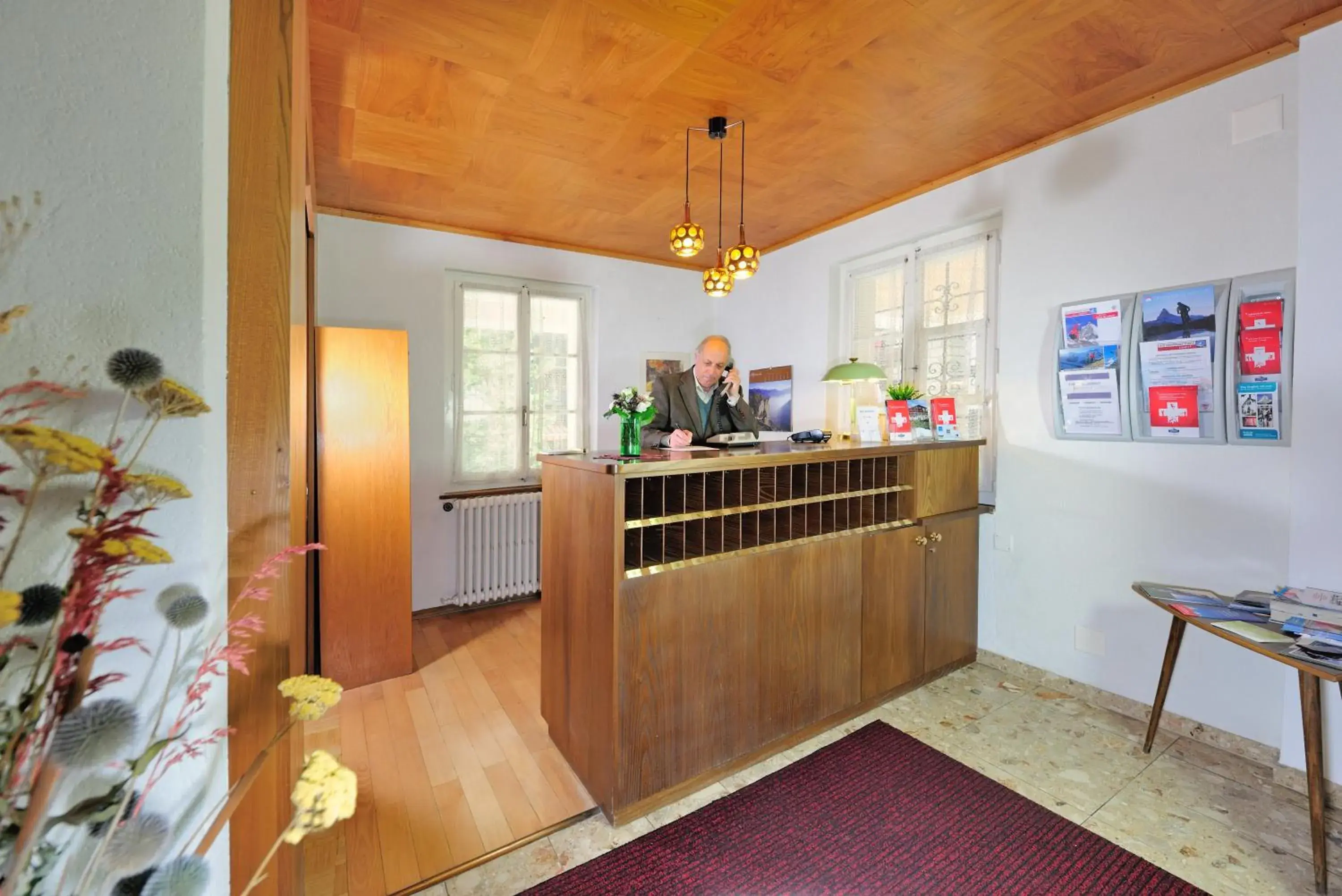 Lobby or reception in Hotel Alphubel Lobby or reception in Hotel Alphubel