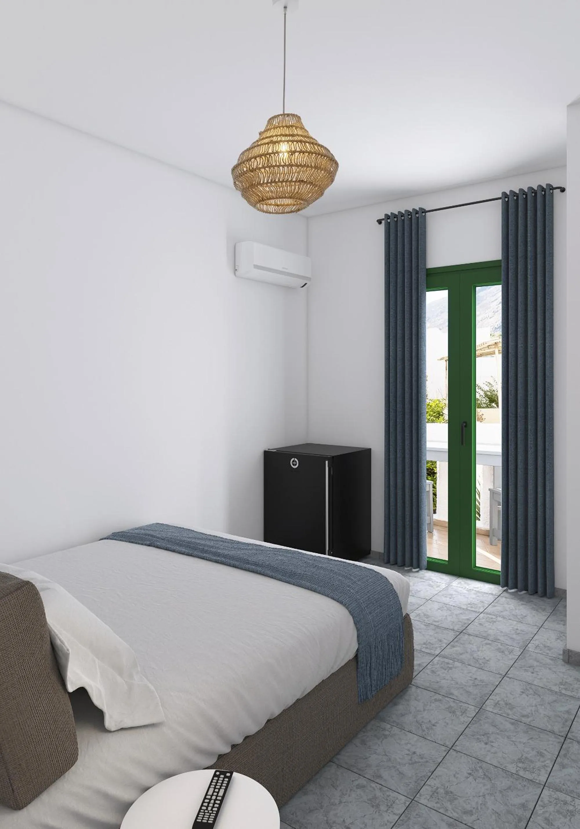 Photo of the whole room, Bed in Eleios Hotel Serifos