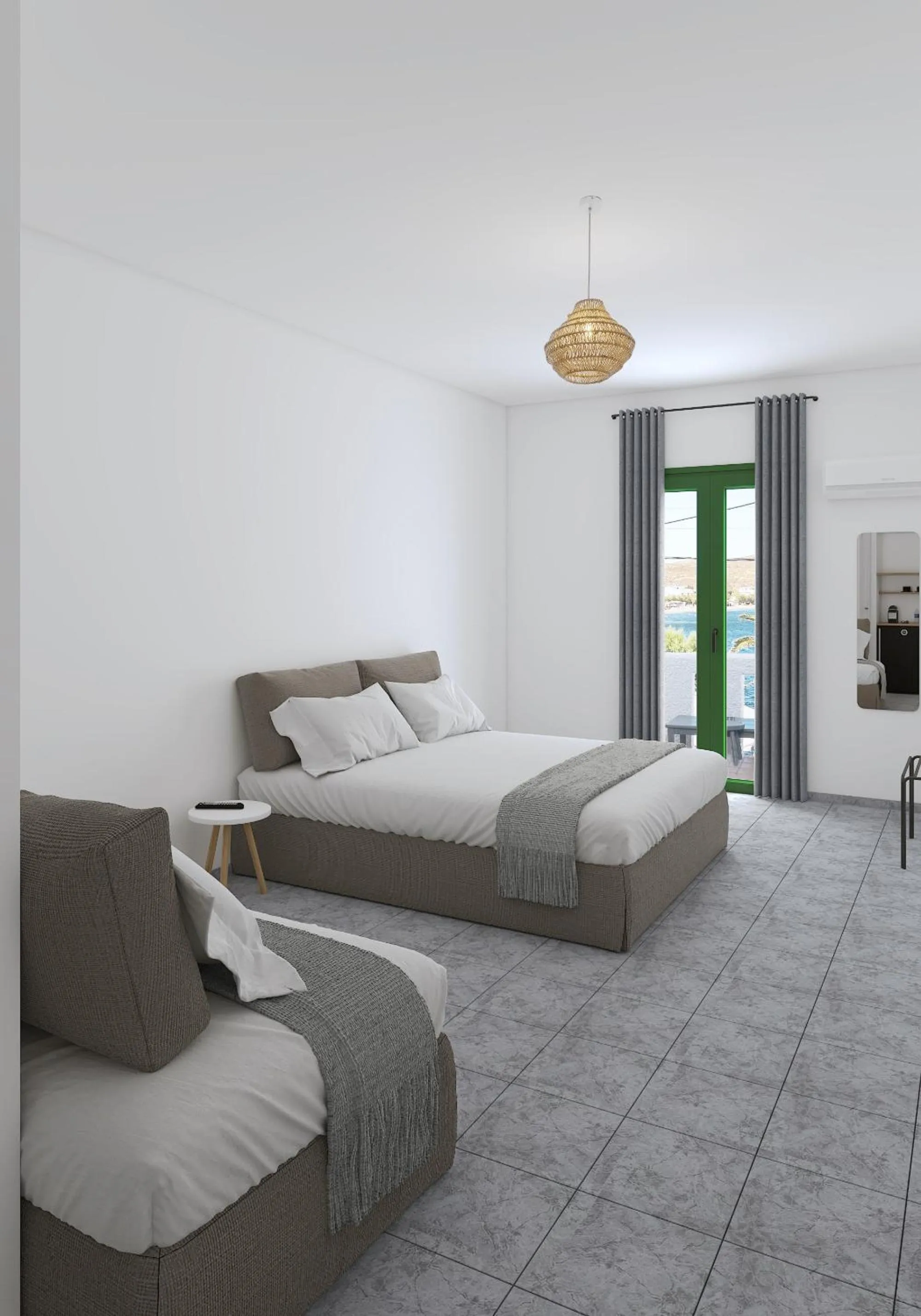 Photo of the whole room, Bed in Eleios Hotel Serifos