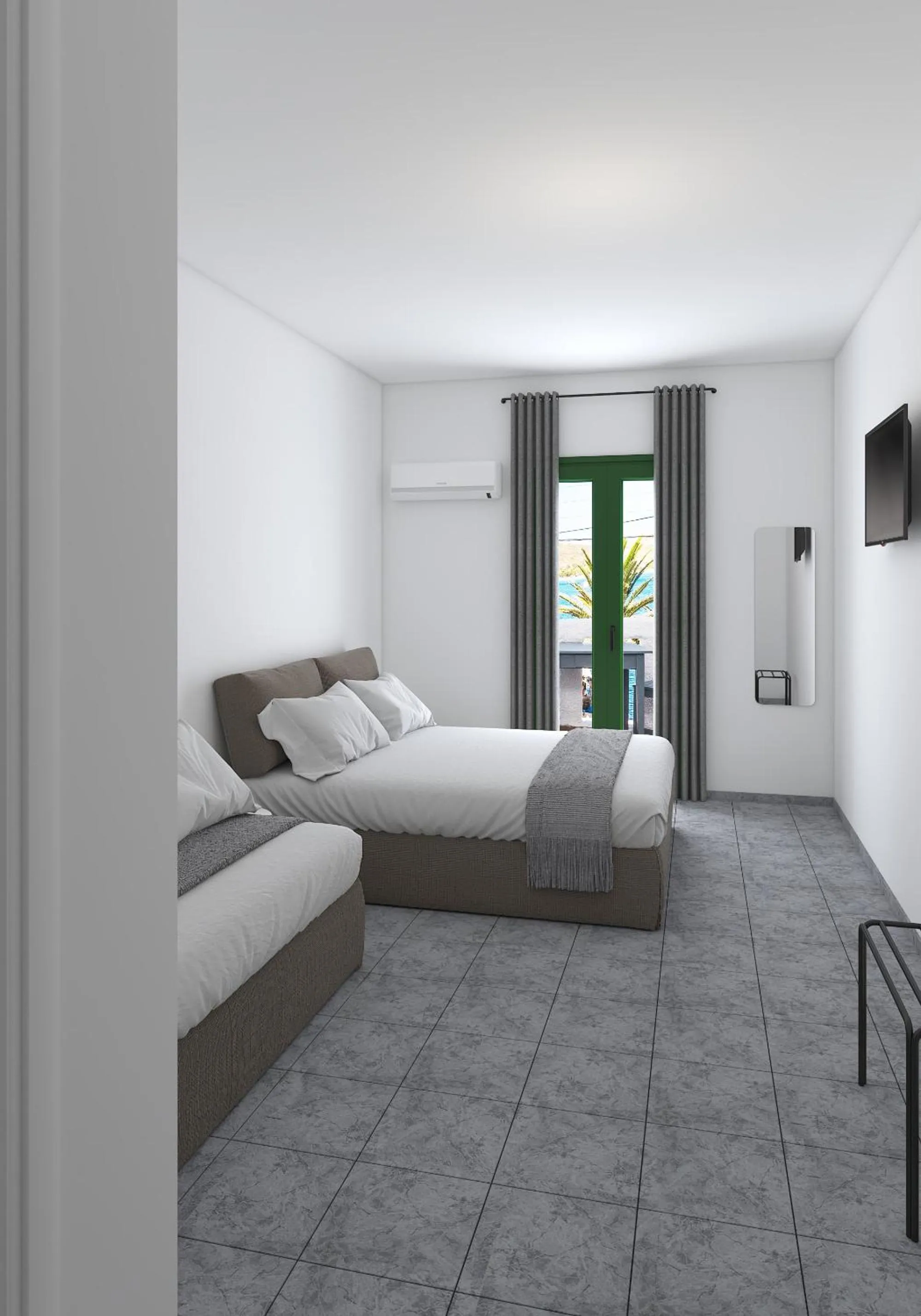 Photo of the whole room, Bed in Eleios Hotel Serifos