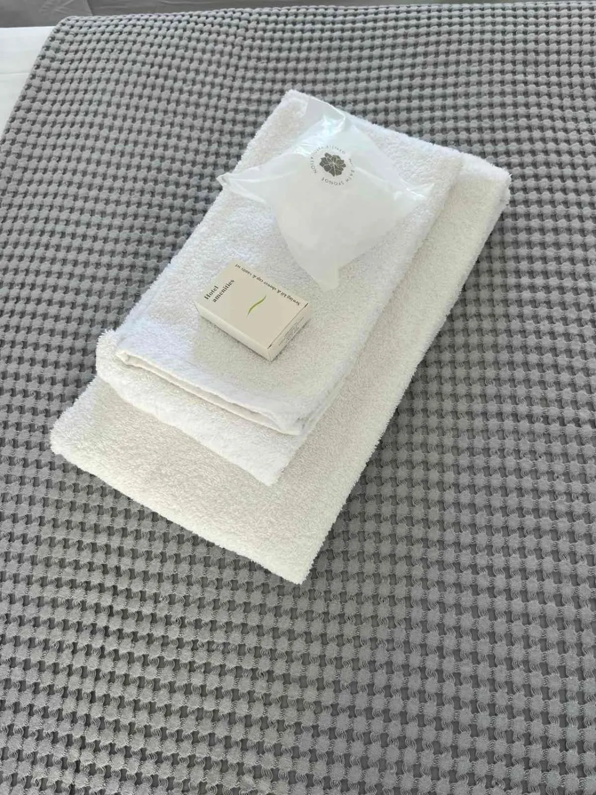 towels in Eleios Hotel Serifos