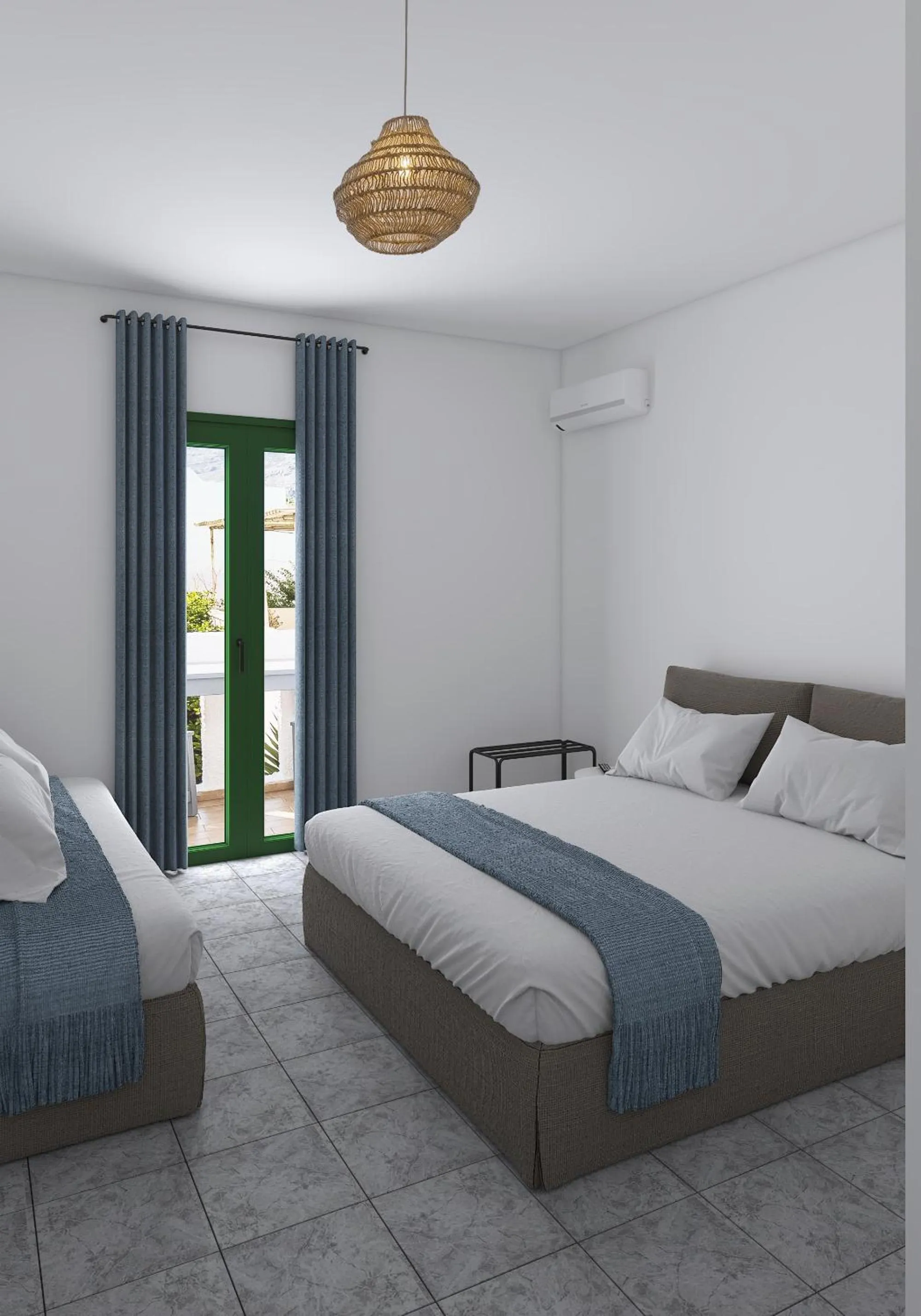 Photo of the whole room, Bed in Eleios Hotel Serifos