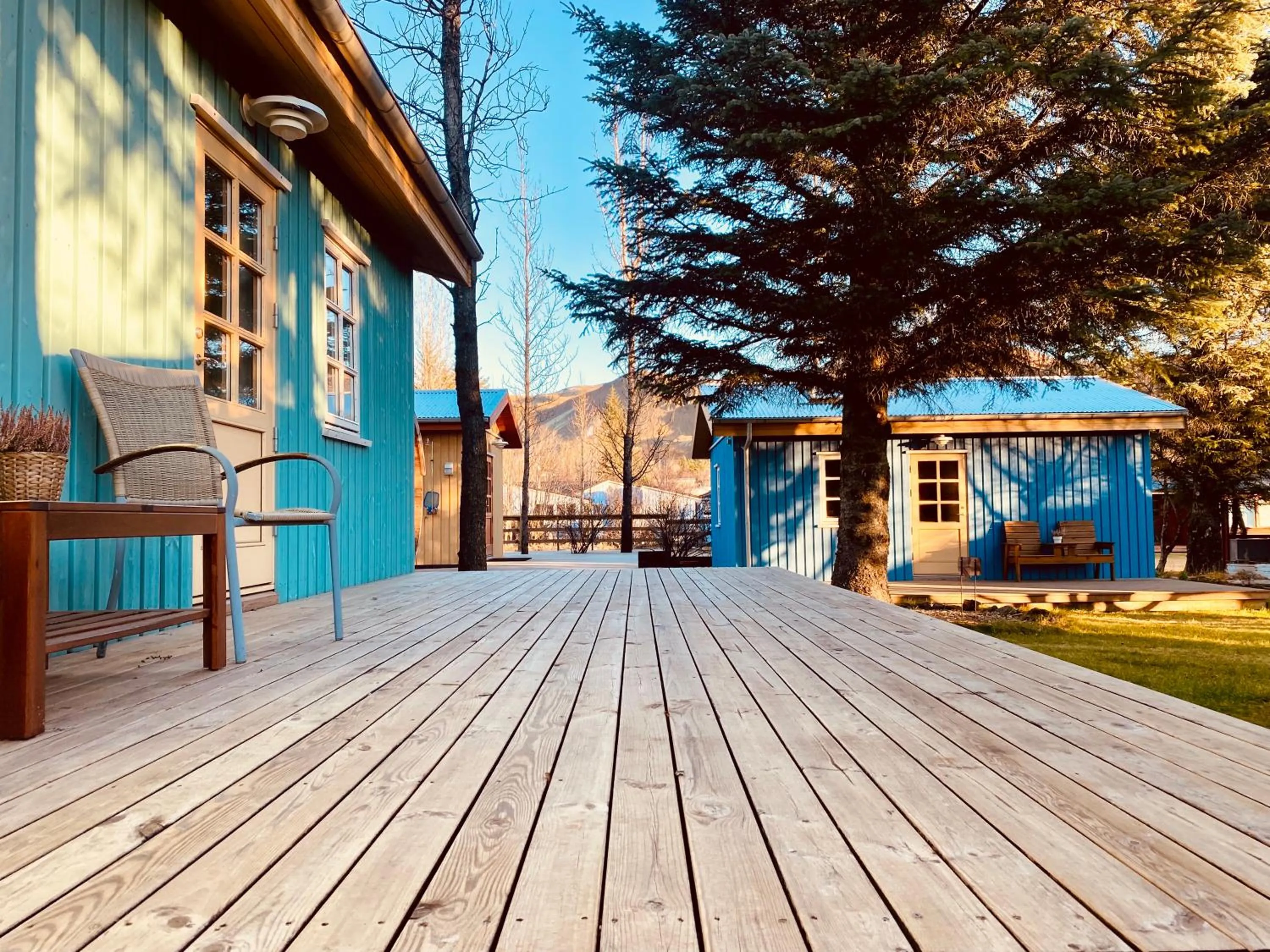 Patio in Backyard Village