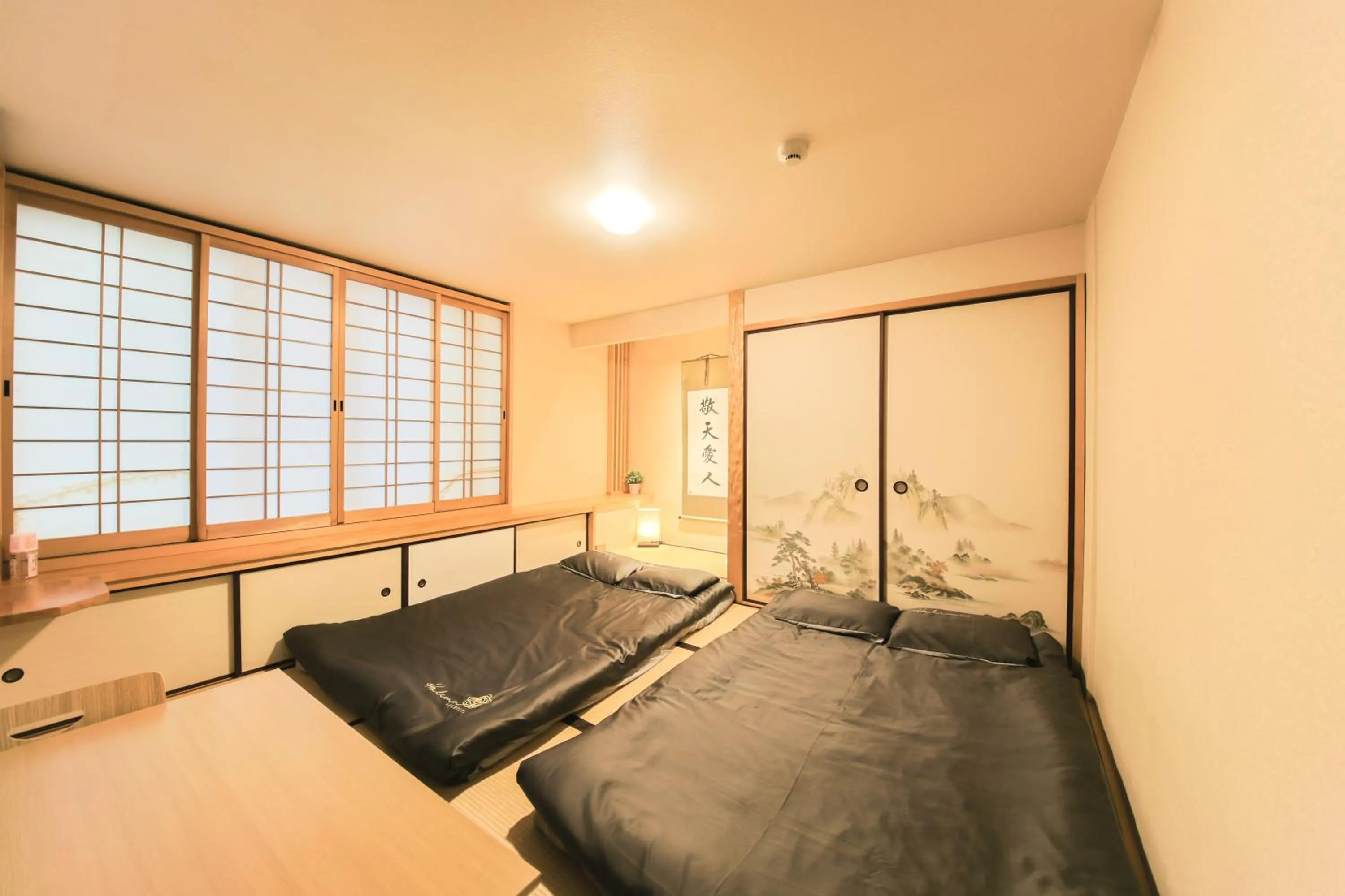 Bed in Sakuranomiya Hotel-Self Service