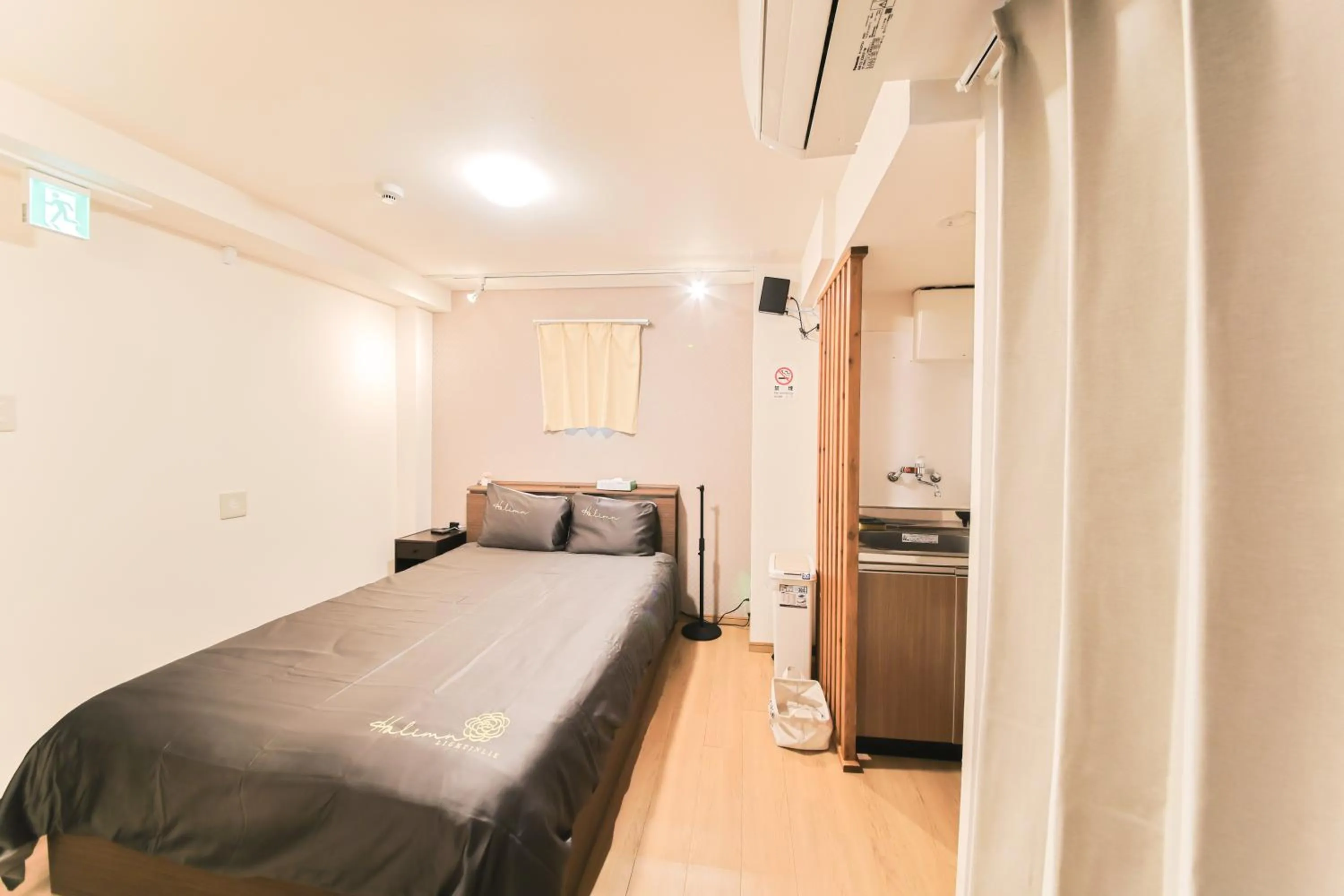 Bed in Sakuranomiya Hotel-Self Service