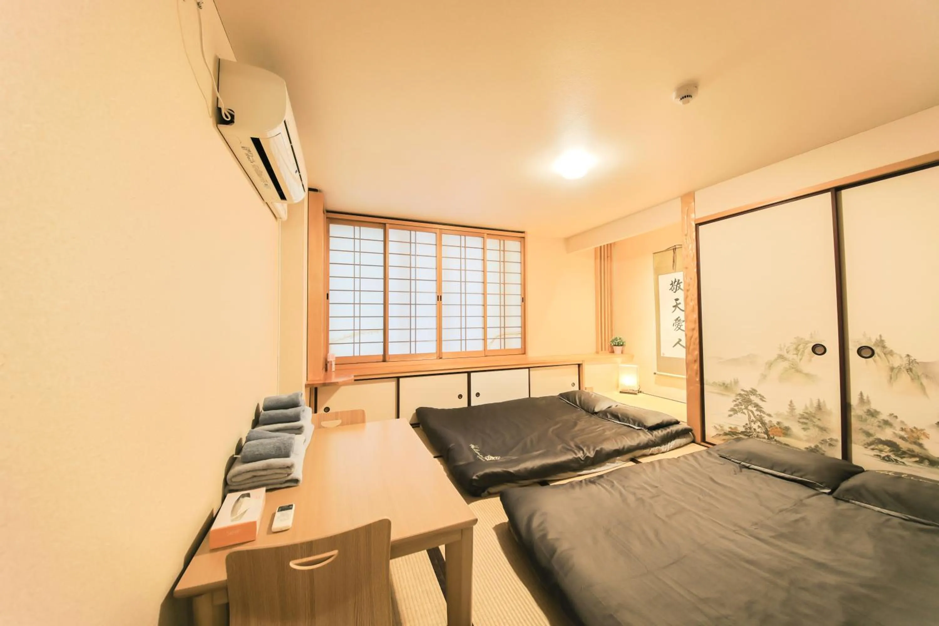 Bed in Sakuranomiya Hotel-Self Service